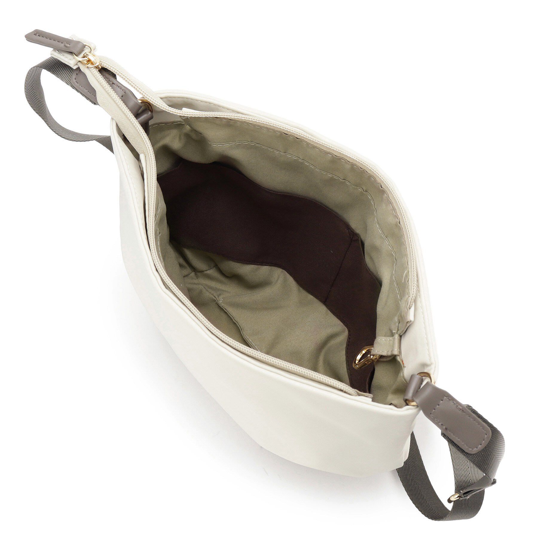 ITS&rsquo;DEMO「【収納アドバイザー監修】合皮コンビショルダー」|ショルダー・メッセンジャー|