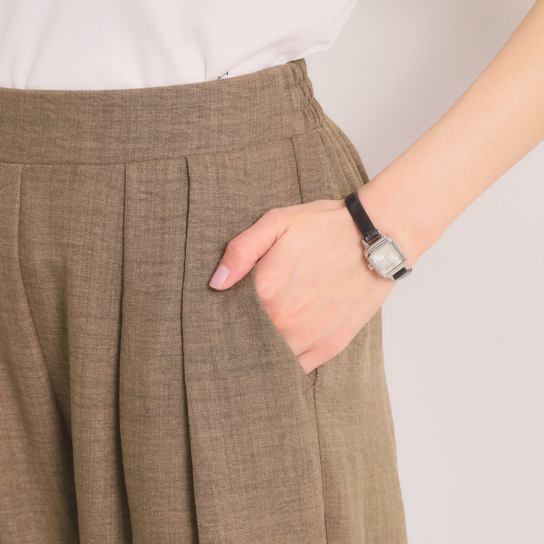 ITS&rsquo;DEMO「【UVケア／洗濯機OK／イージーケア】柔らかリネンライクワイドパンツ」|その他|