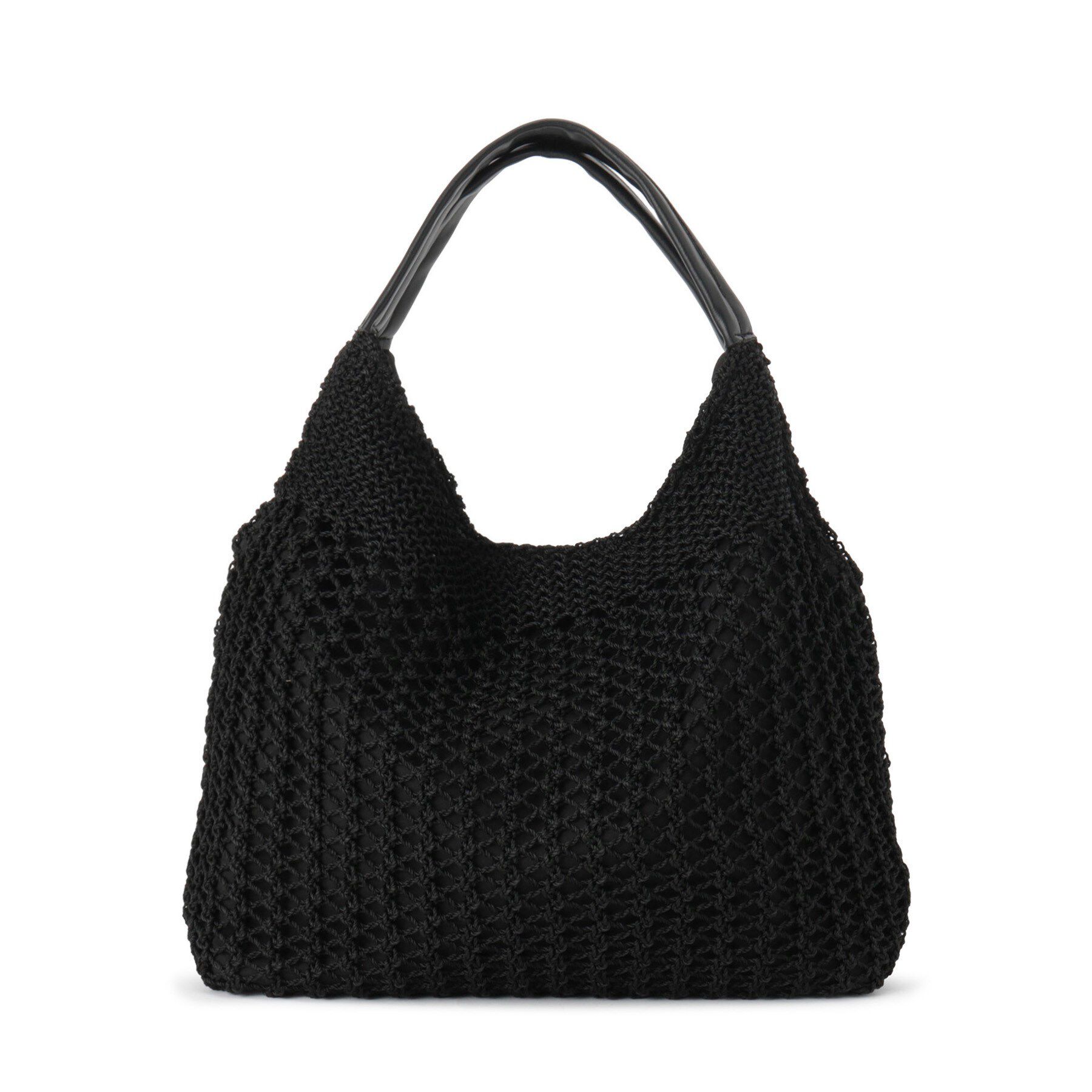 ITS&rsquo;DEMO「雑材コード編みラウンドトート」|トートバッグ|