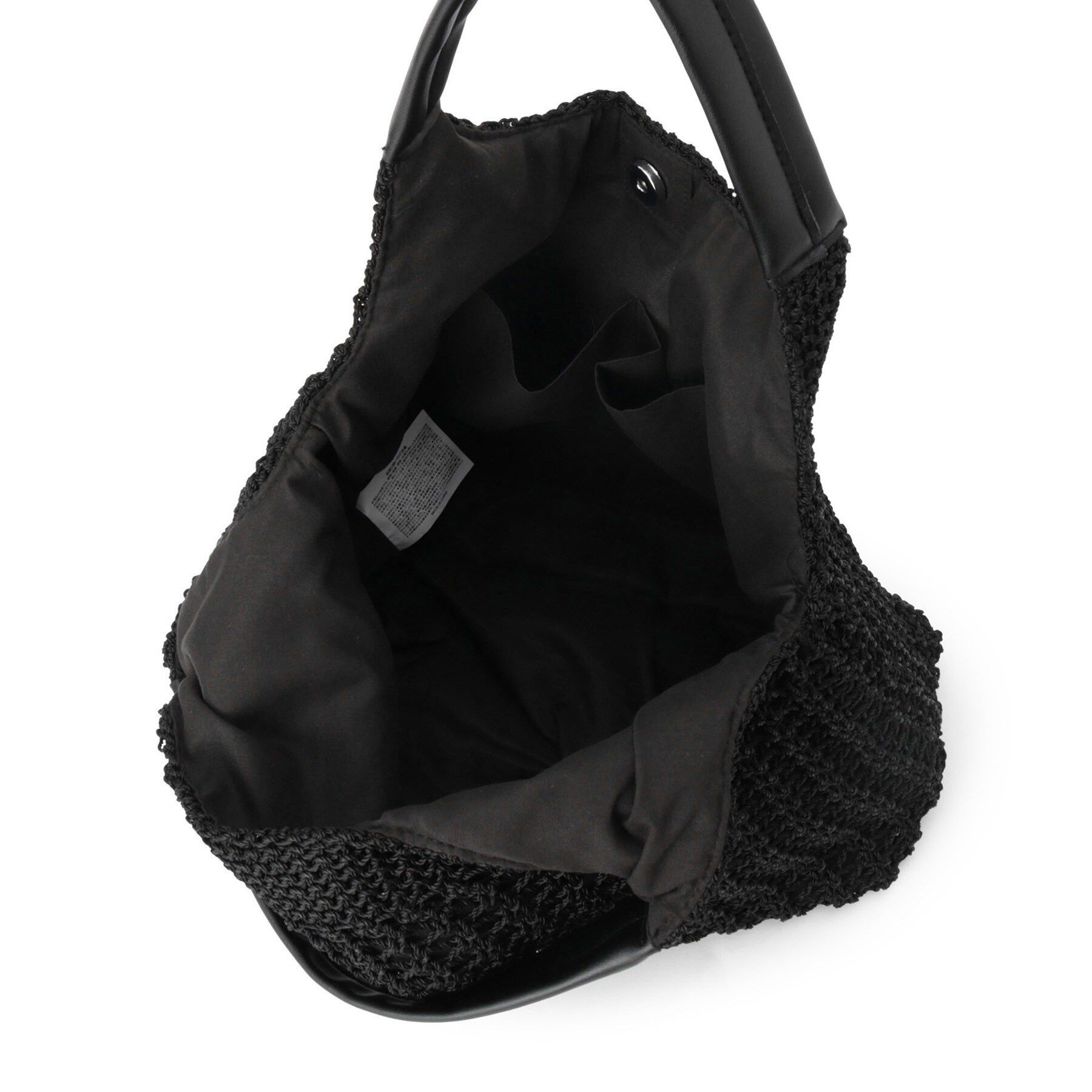 ITS&rsquo;DEMO「雑材コード編みラウンドトート」|トートバッグ|