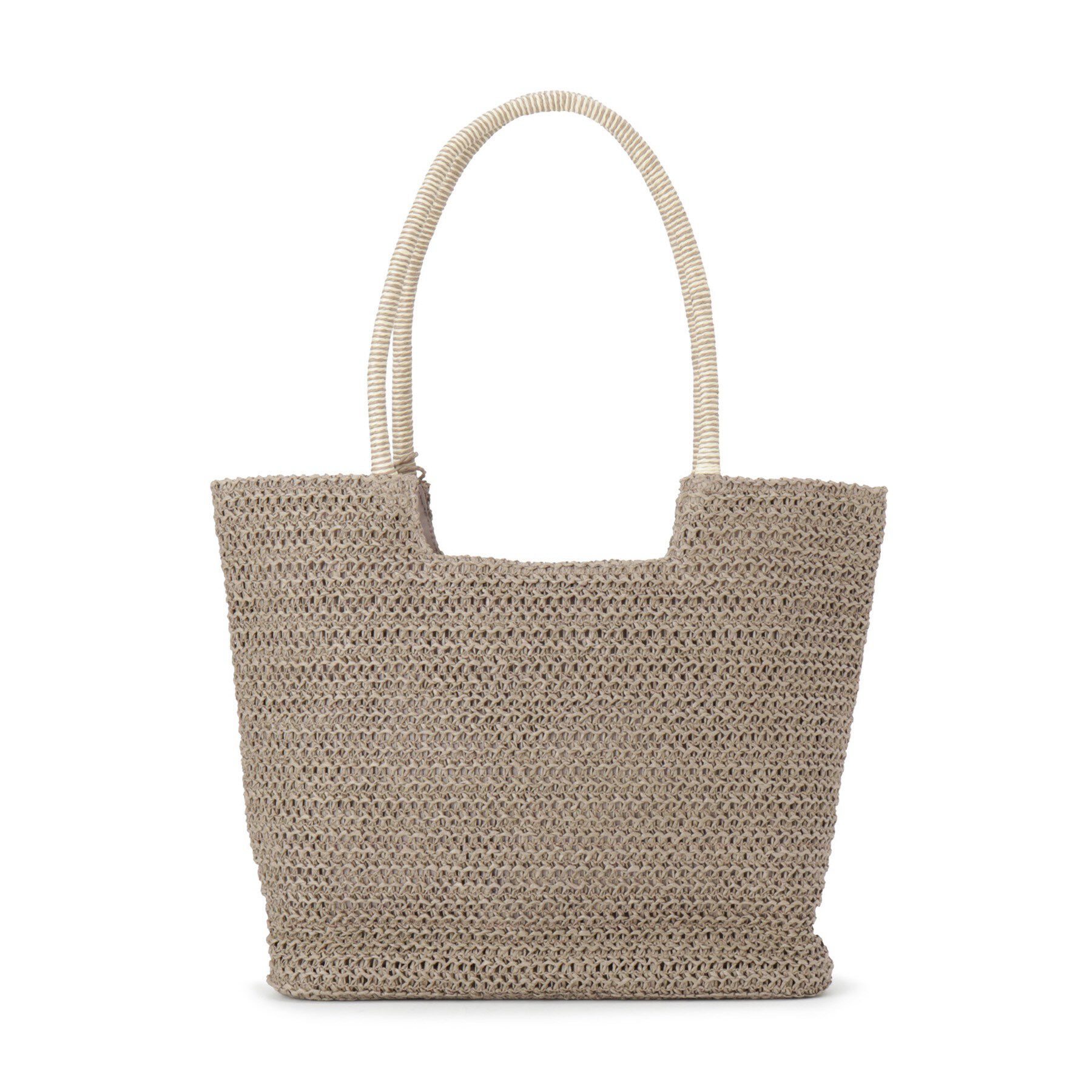 ITS&rsquo;DEMO「雑材ロゴ刺繍チャーム付きトート」|トートバッグ|