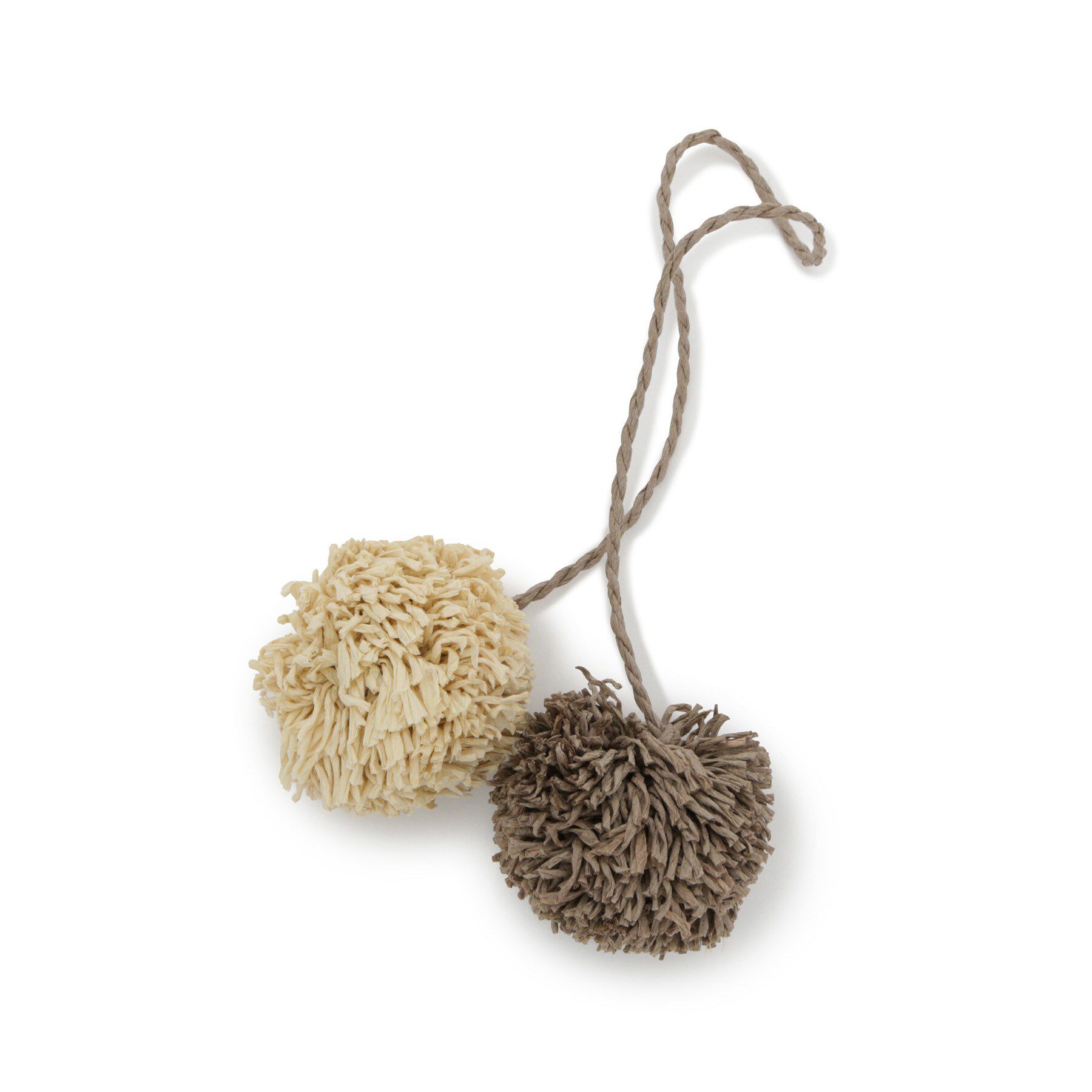 ITS&rsquo;DEMO「雑材ロゴ刺繍チャーム付きトート」|トートバッグ|