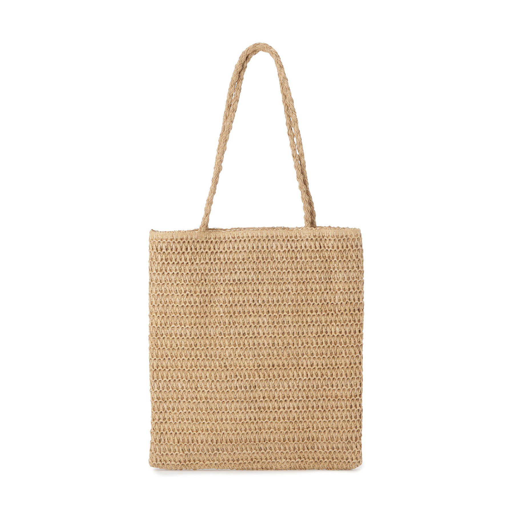 ITS&rsquo;DEMO「雑材コサージュフラットトート」|トートバッグ|