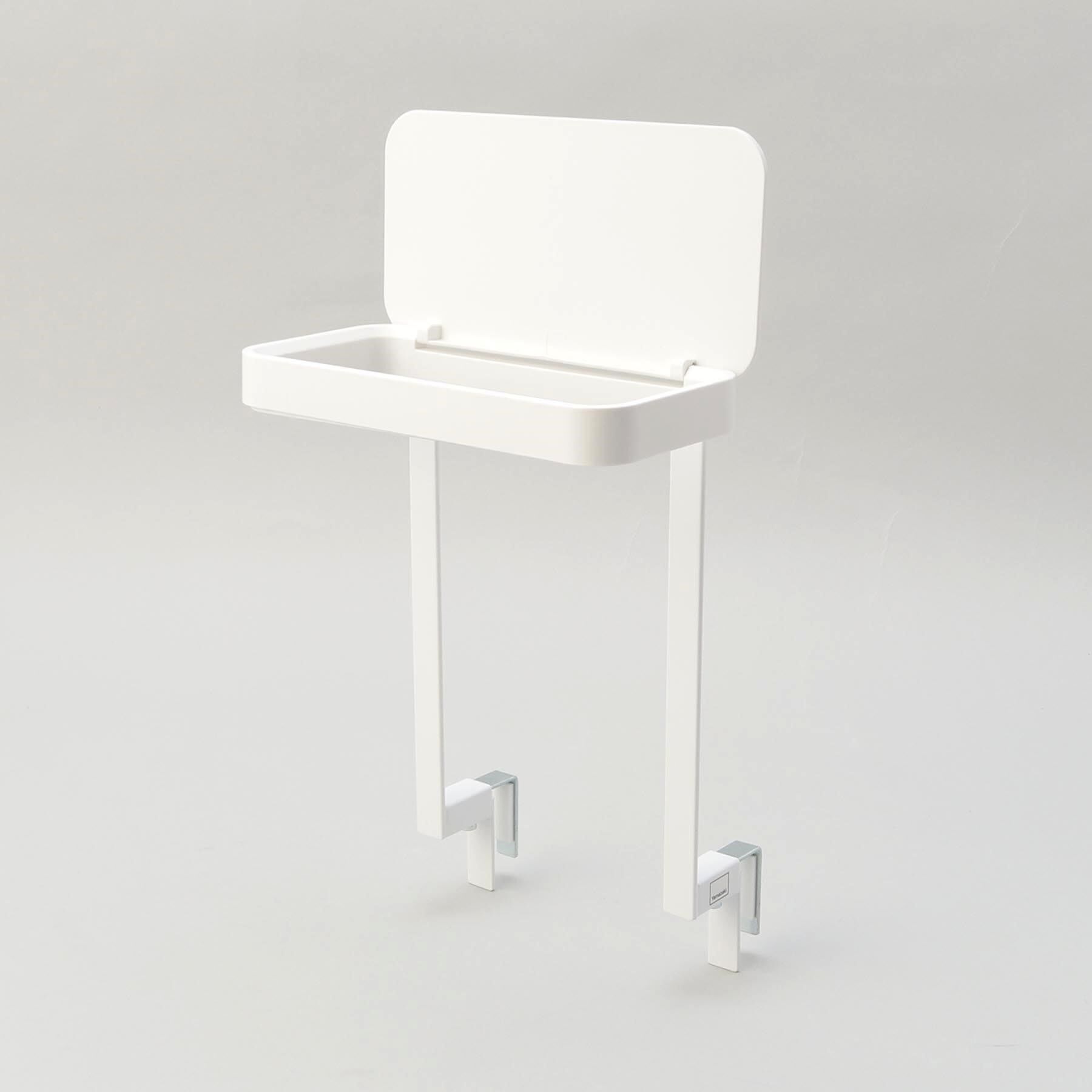 212 KITCHEN STORE「キッチンシンク下収納扉ポリ袋ホルダー WH 山崎実業 ＜tower タワー＞」|食器・キッチングッズ|