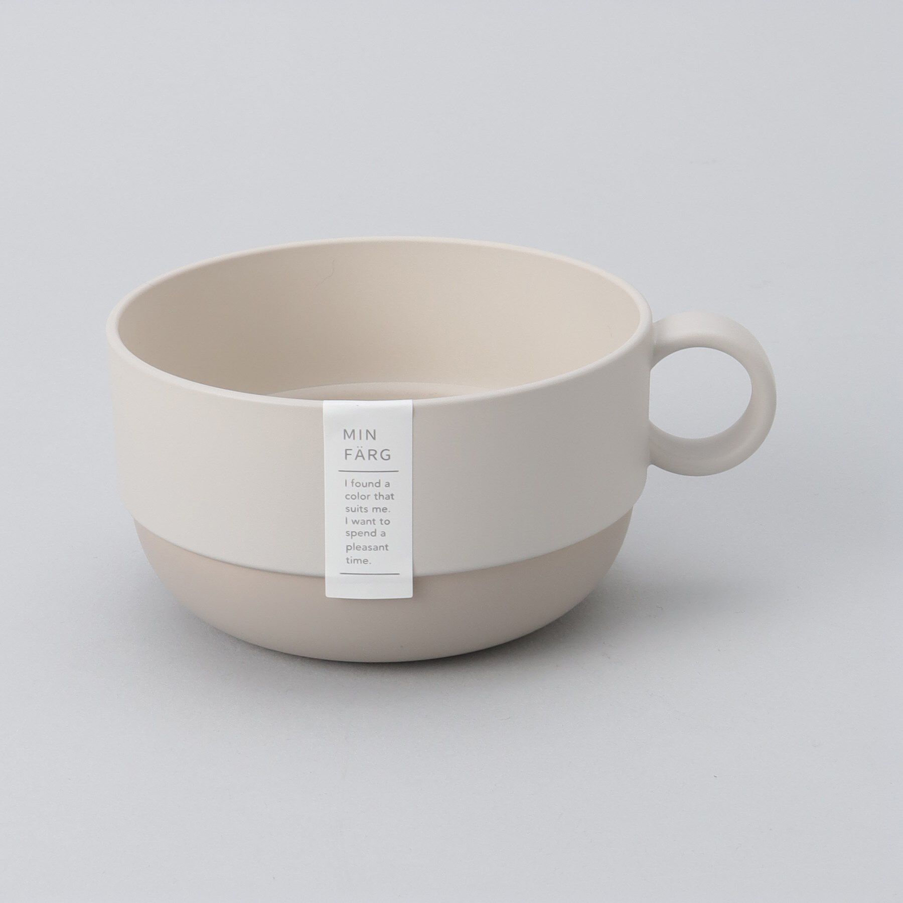 212 KITCHEN STORE「MIN FARG スタックスープマグ GY」|グラス・マグカップ|