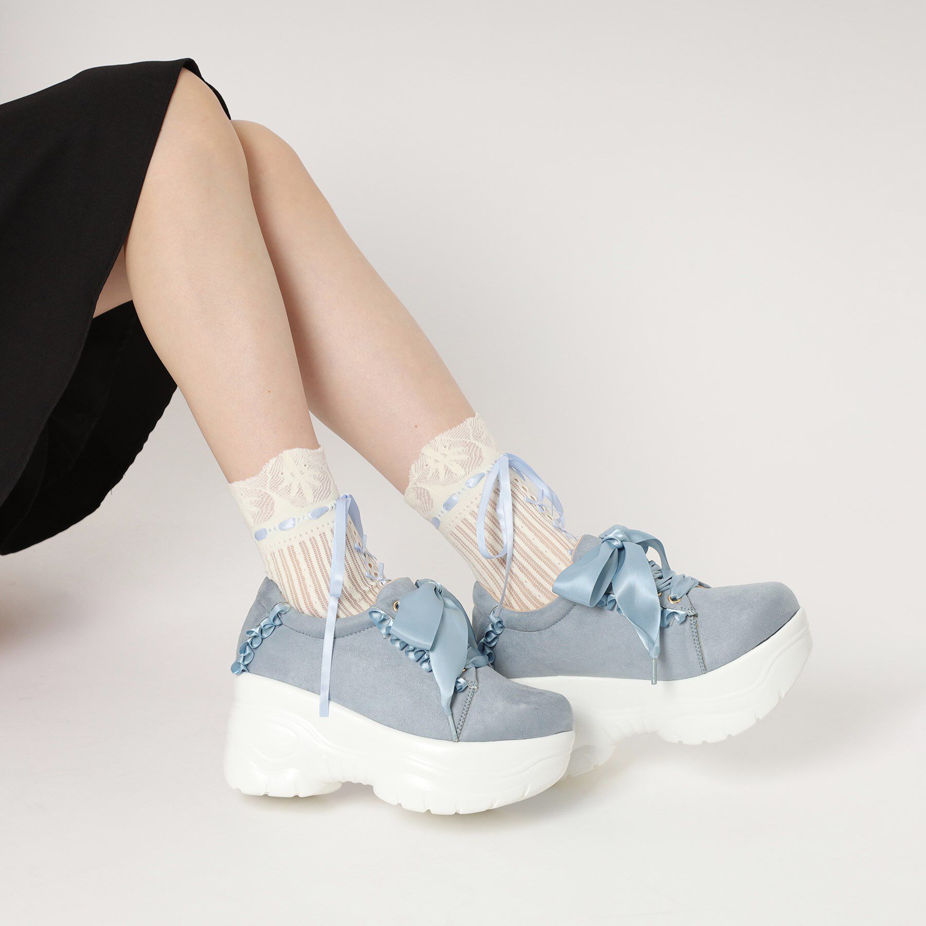 csT&P「厚底フリルスニーカー」|スニーカー|