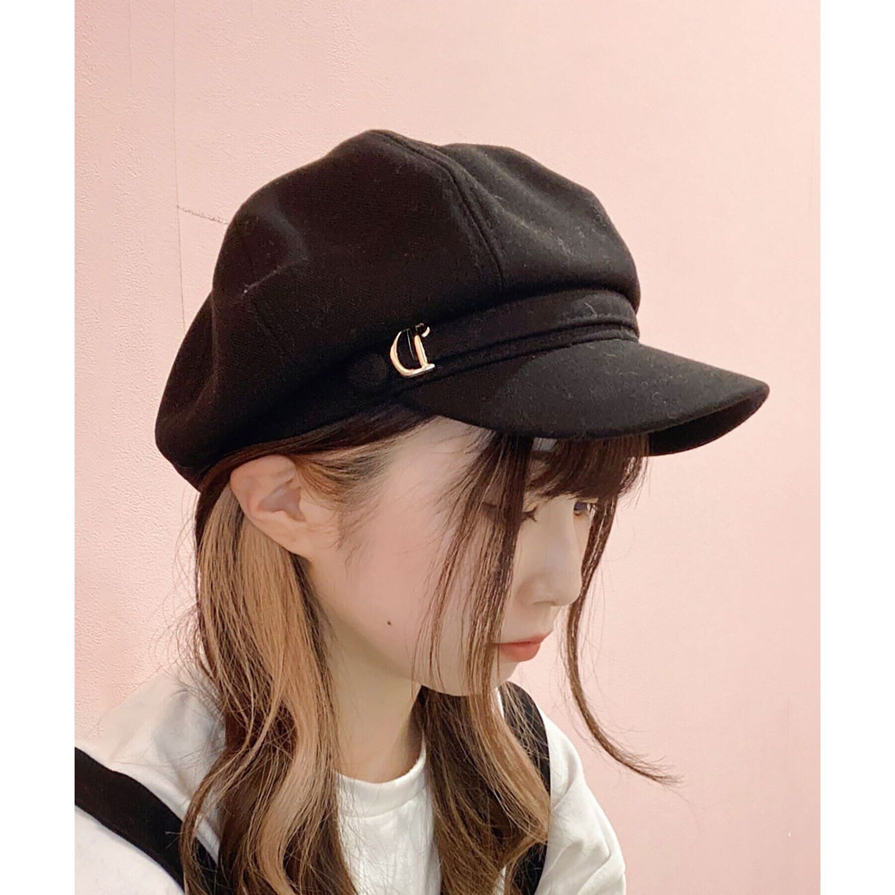 Grandedge「イニシャルハット キャスケット Dバックル」|キャップ・キャスケット|