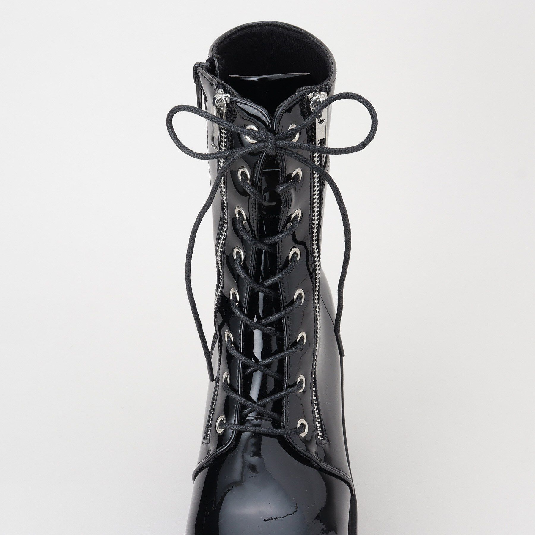 csT&P「厚底サイドジップミドル丈ブーツ」|ショートブーツ|