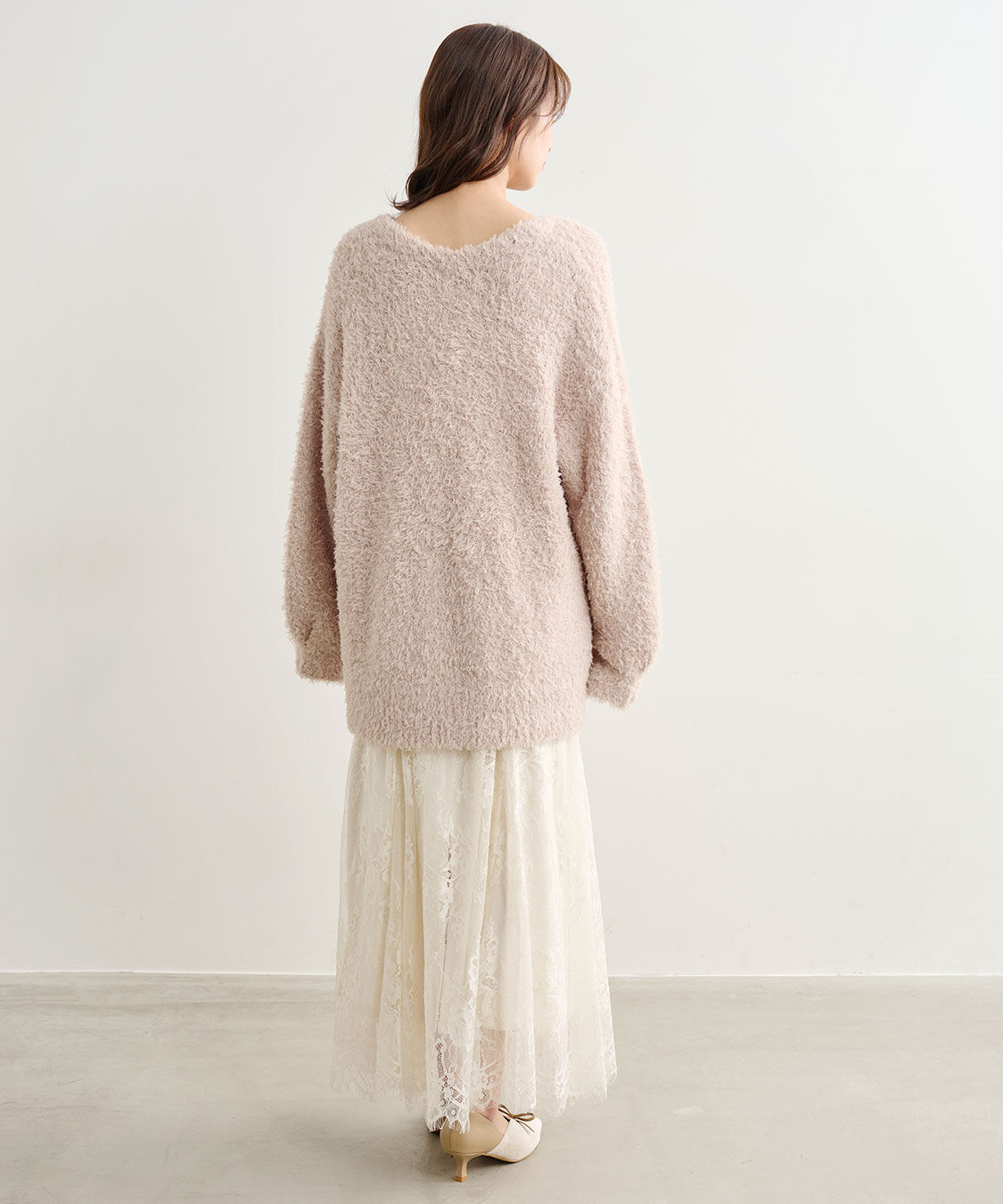 COCO DEAL「ニットカーデ&times;レースキャミワンピース」|ワンピース|