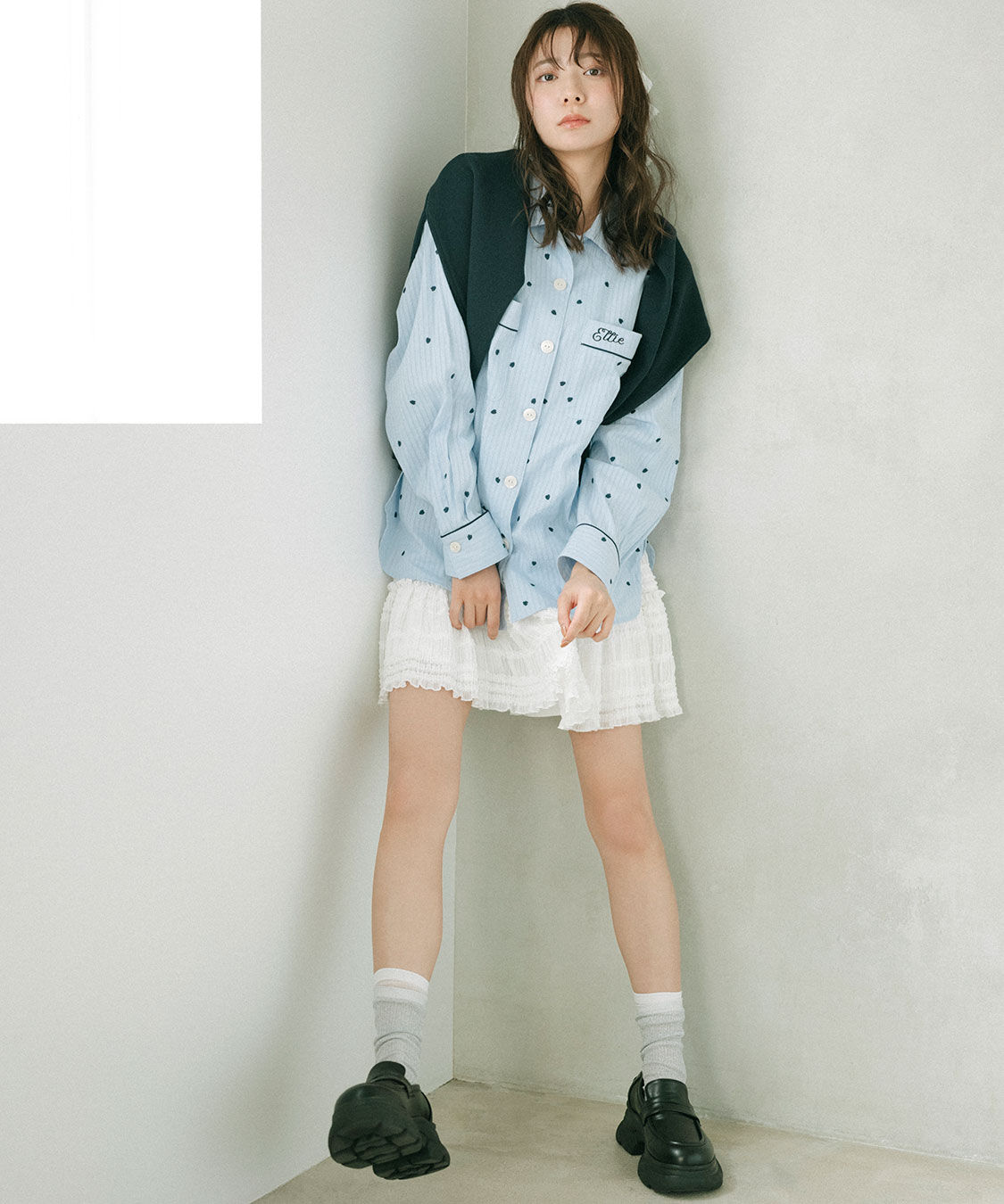 COCO DEAL「フリルティアードミニスカート」|スカート|オフ