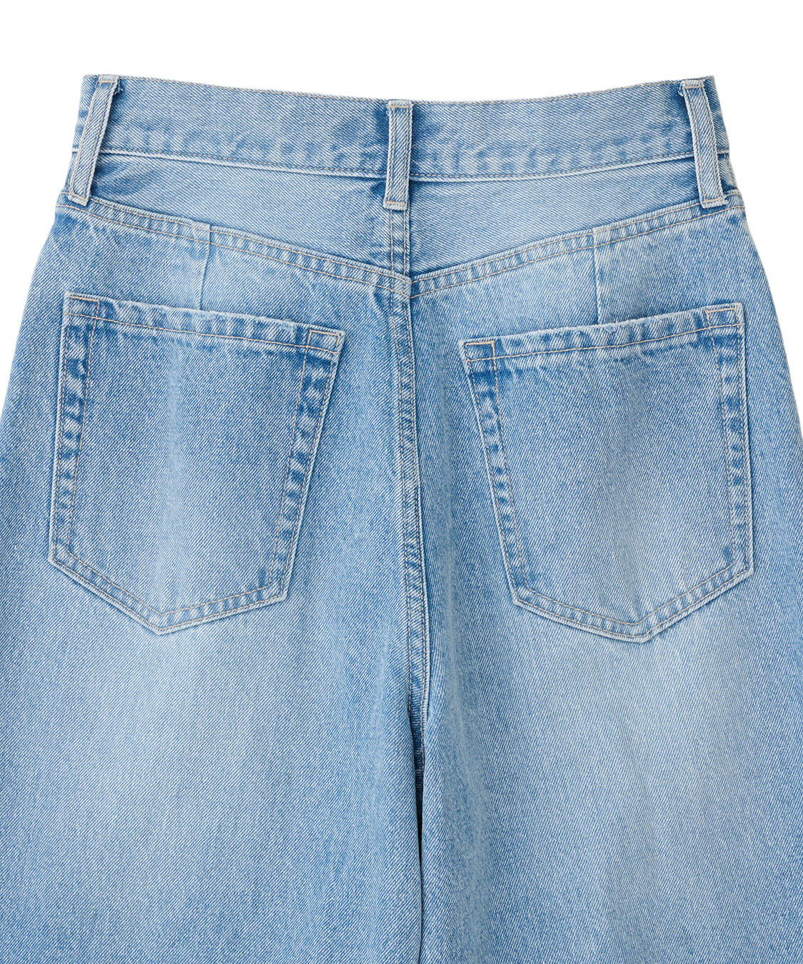 COCO DEAL「バレルワイドデニム/製品染めパンツ」|デニム|