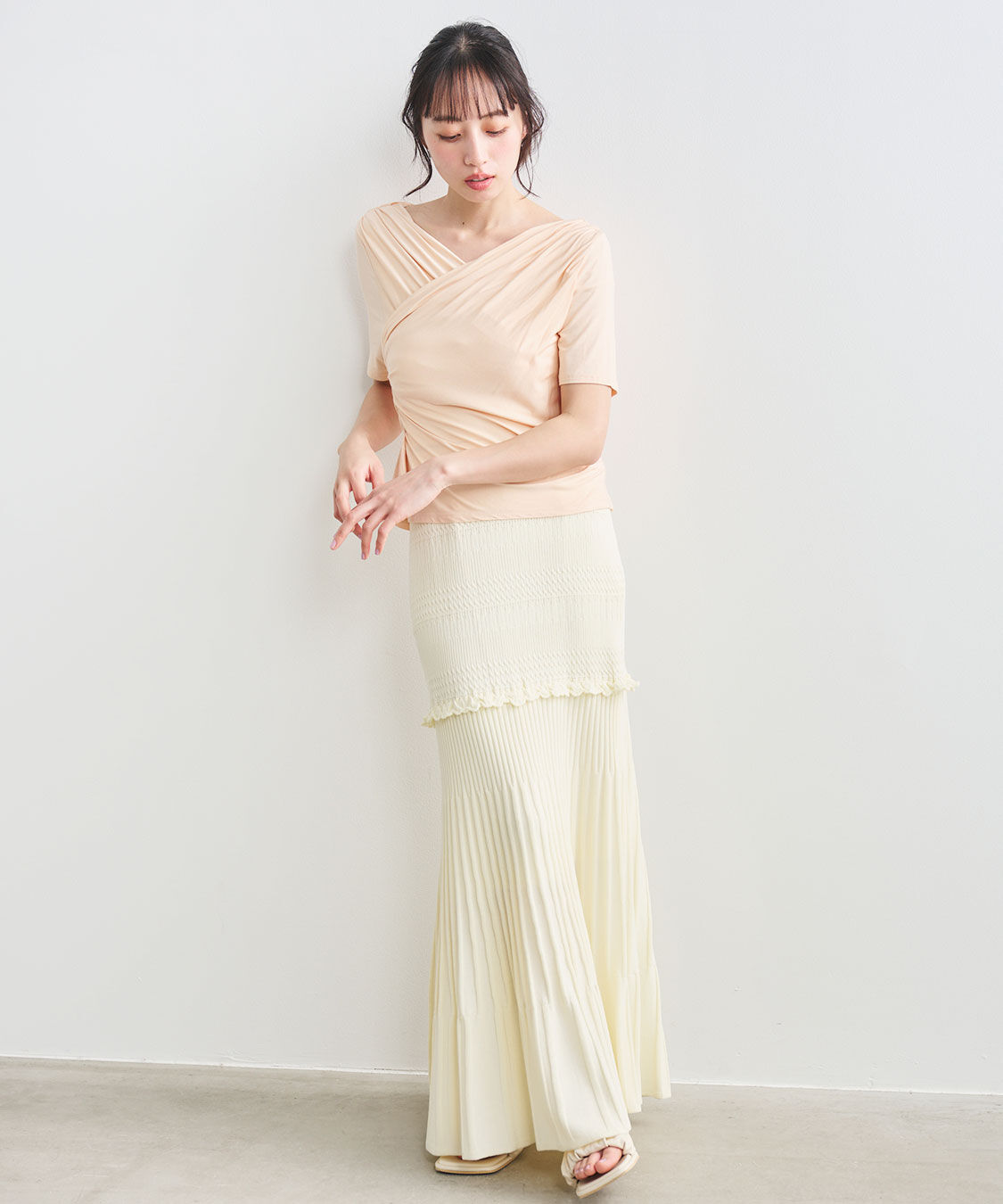 COCO DEAL「柄編みニットマーメイドスカート」|スカート|