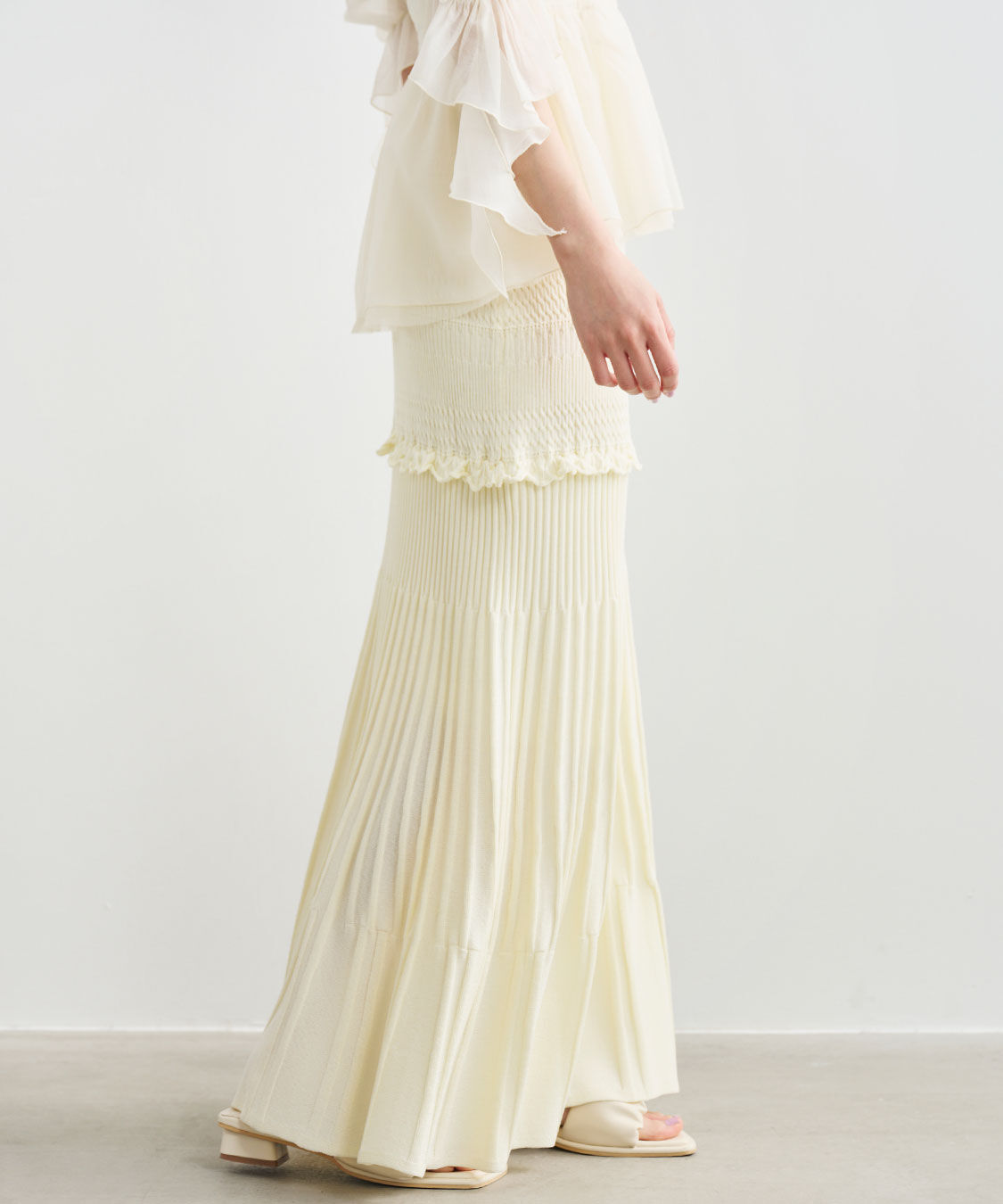 COCO DEAL「柄編みニットマーメイドスカート」|スカート|