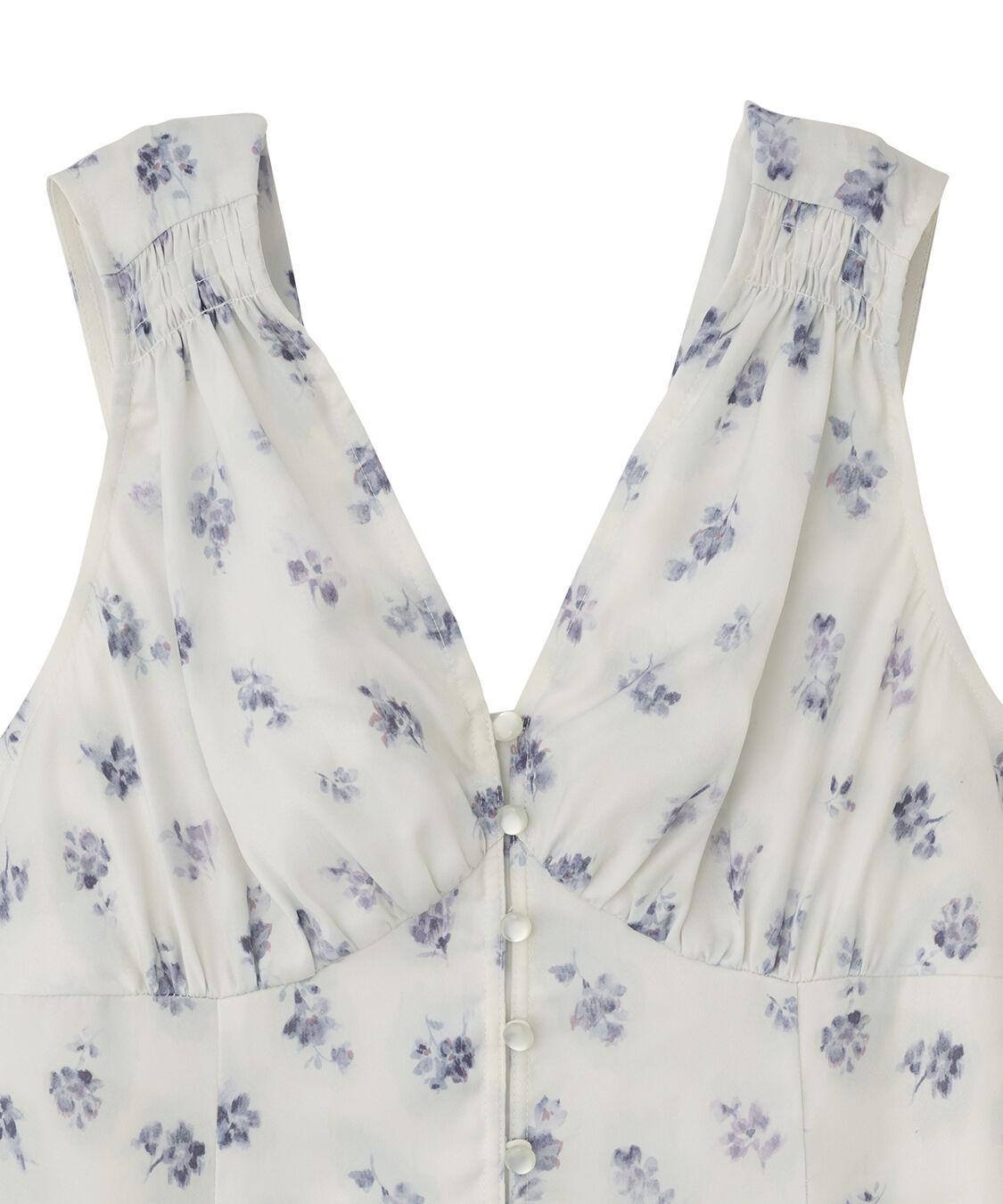 COCO DEAL「小花サテンノースリーブワンピース」|ワンピース|