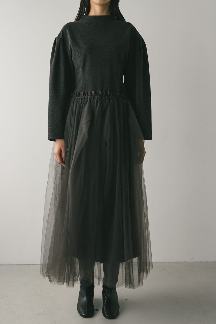 STYLEMIXER「ショルダータックフォルムワンピース」|ワンピース|GRY