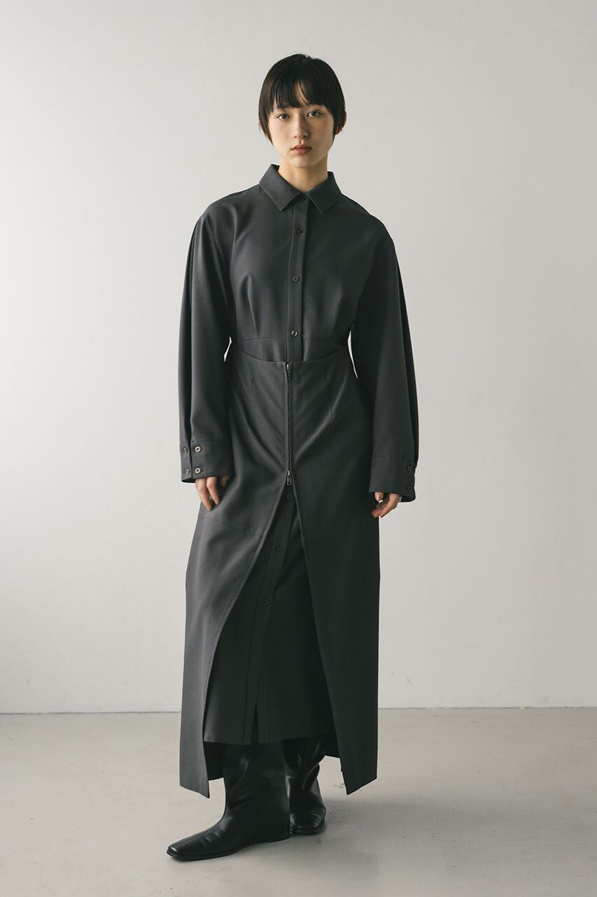 STYLEMIXER「レイヤードシャツワンピース」|ワンピース|