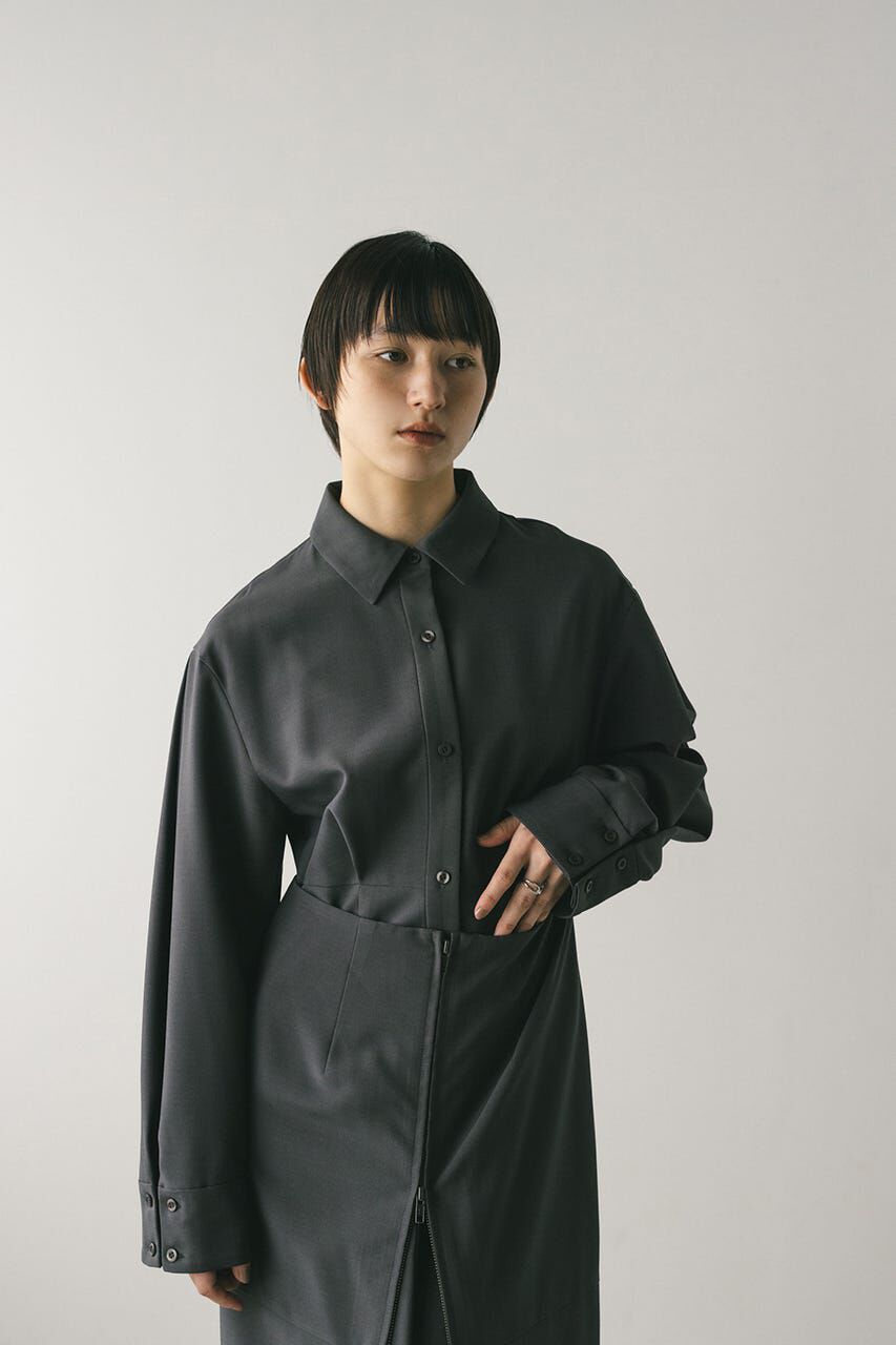 STYLEMIXER「レイヤードシャツワンピース」|ワンピース|