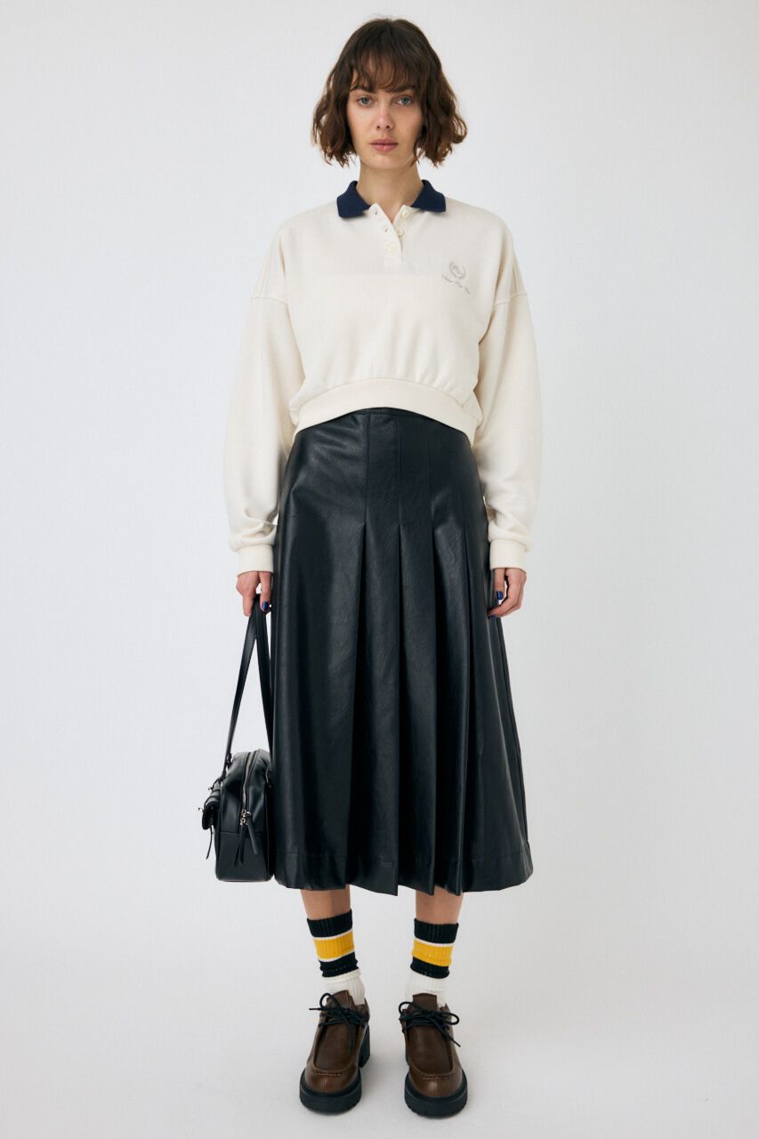 MOUSSY「EMBROIDERY ポロプルオーバー」|パーカー|