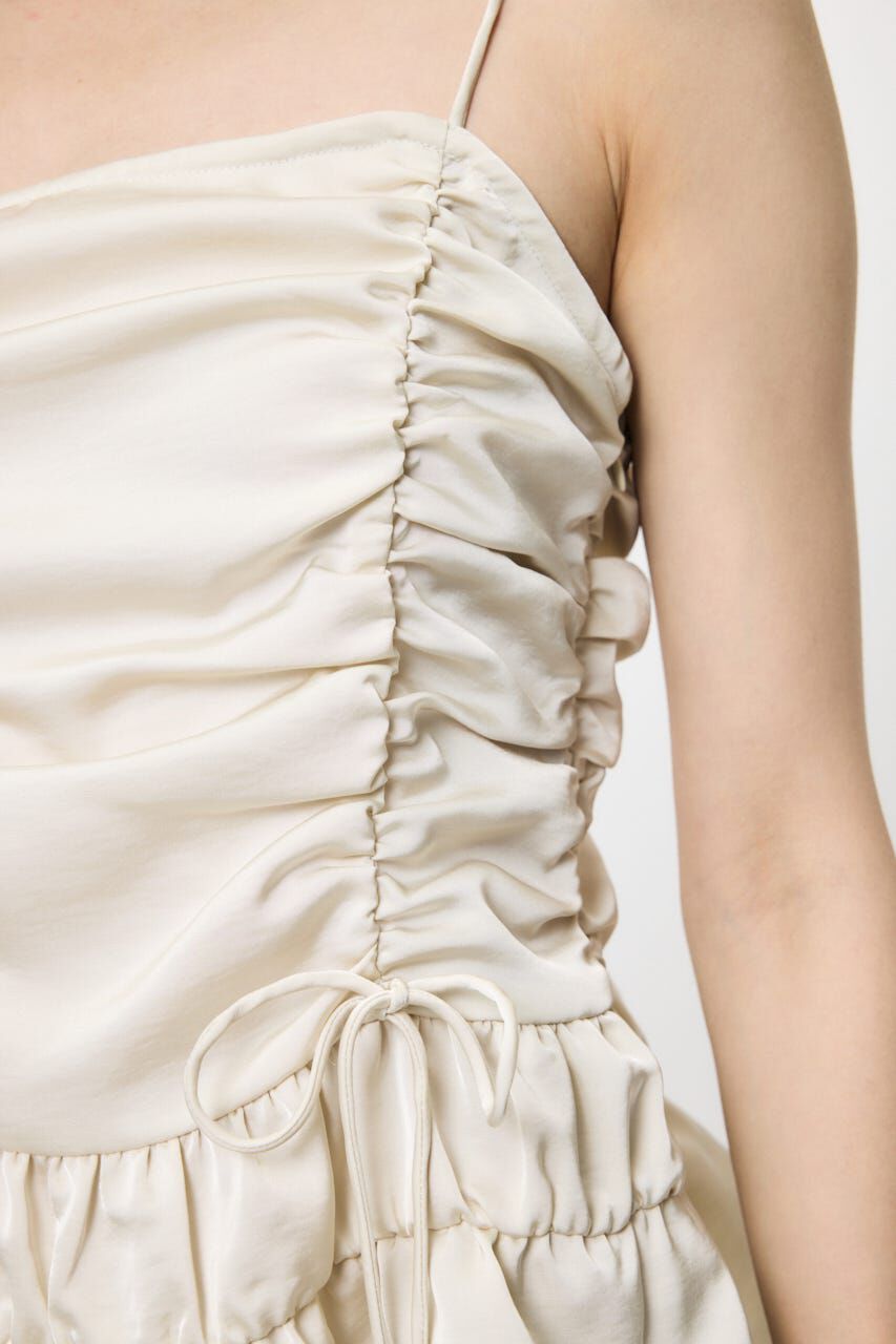 MOUSSY「SATIN GATHER キャミ」|キャミソール|