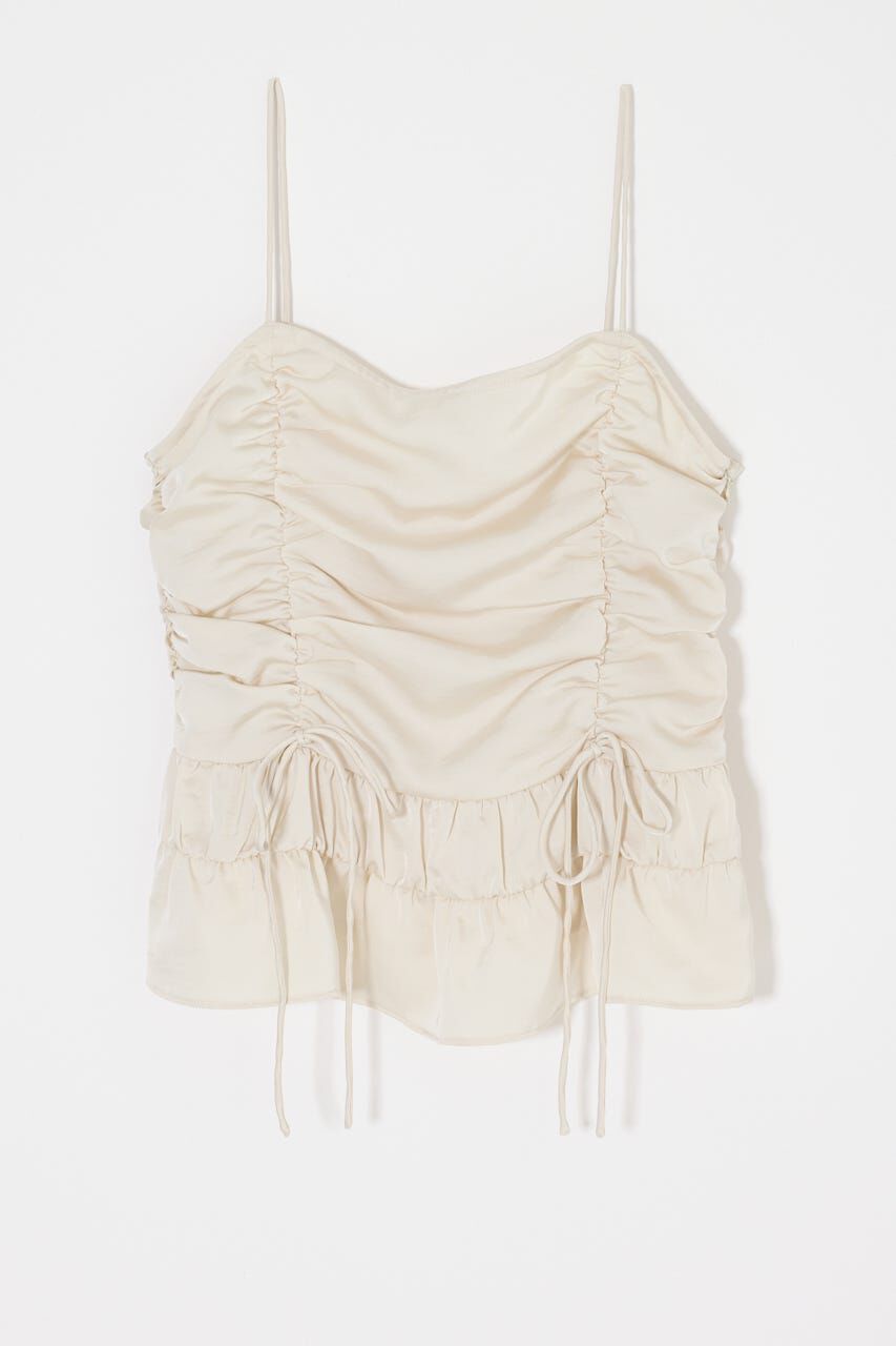 MOUSSY「SATIN GATHER キャミ」|キャミソール|