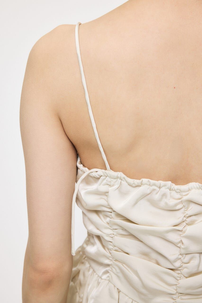 MOUSSY「SATIN GATHER キャミ」|キャミソール|