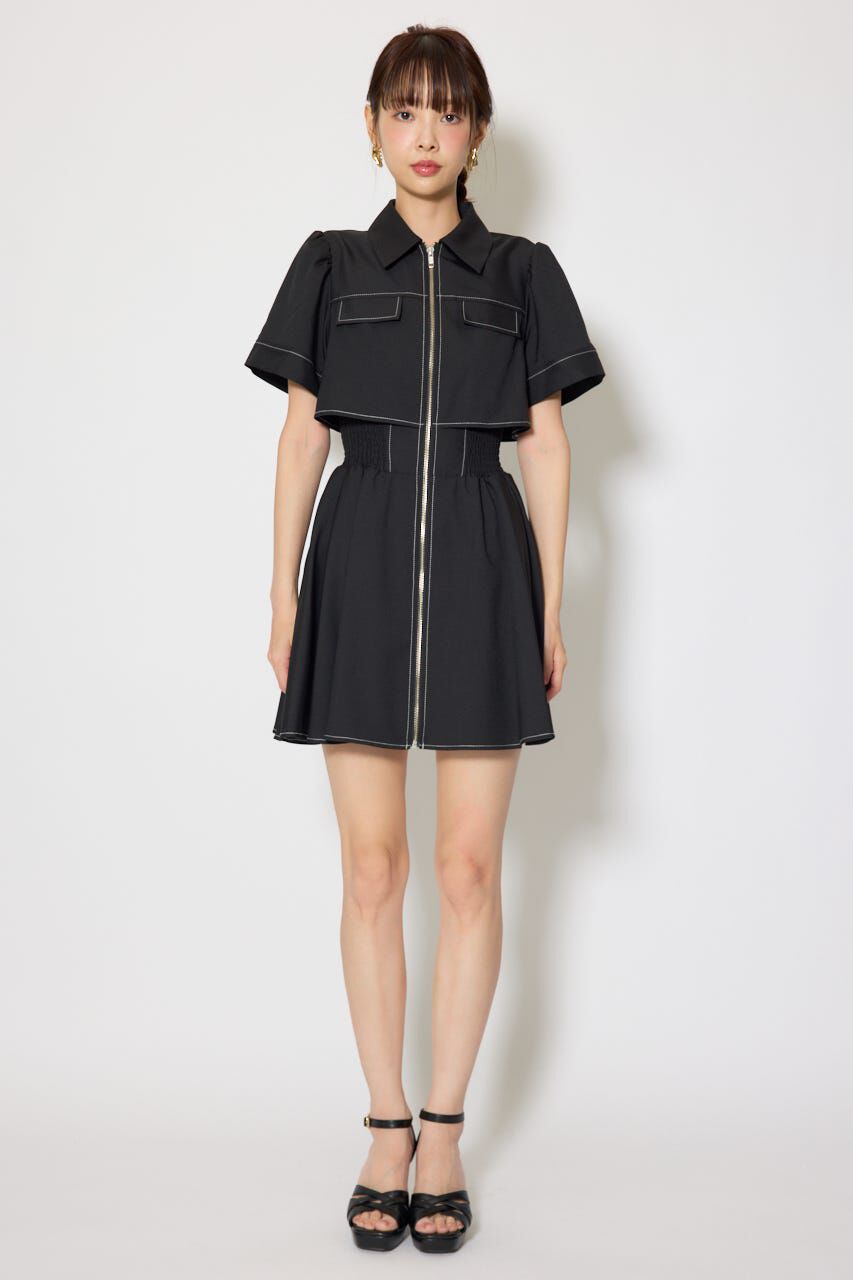 rienda「バストフレアミニワンピース」|ワンピース|