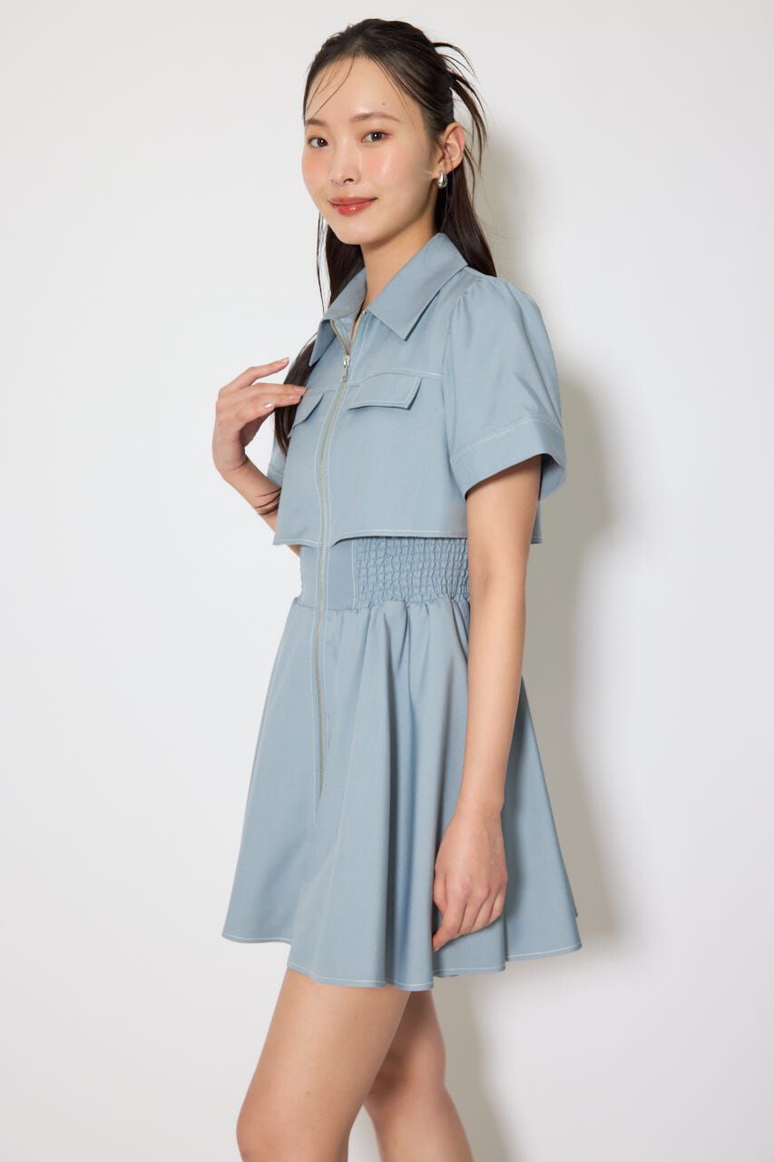 rienda「バストフレアミニワンピース」|ワンピース|