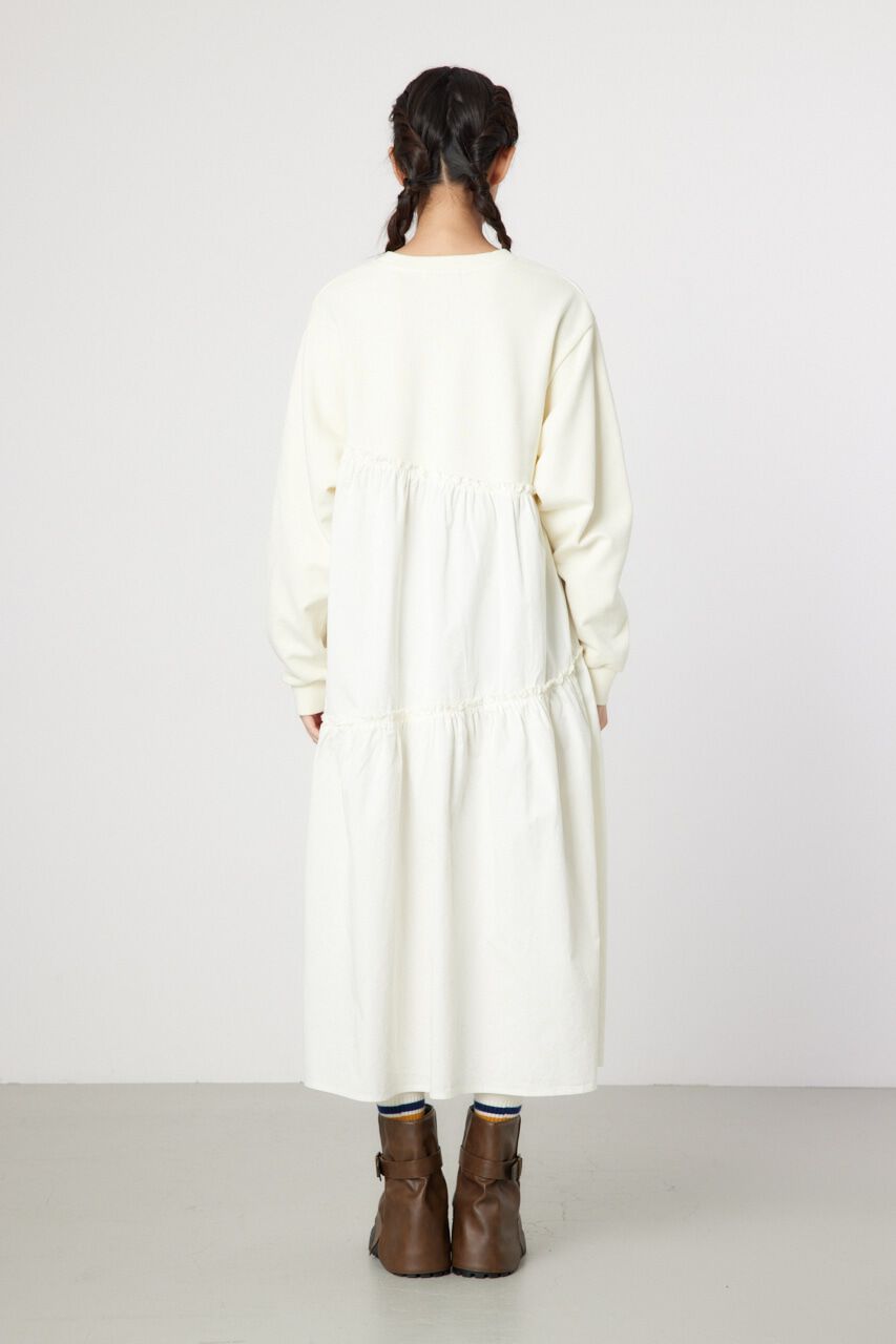 RODEO CROWNS「ピグメント布帛ドッキングワンピース」|ワンピース|