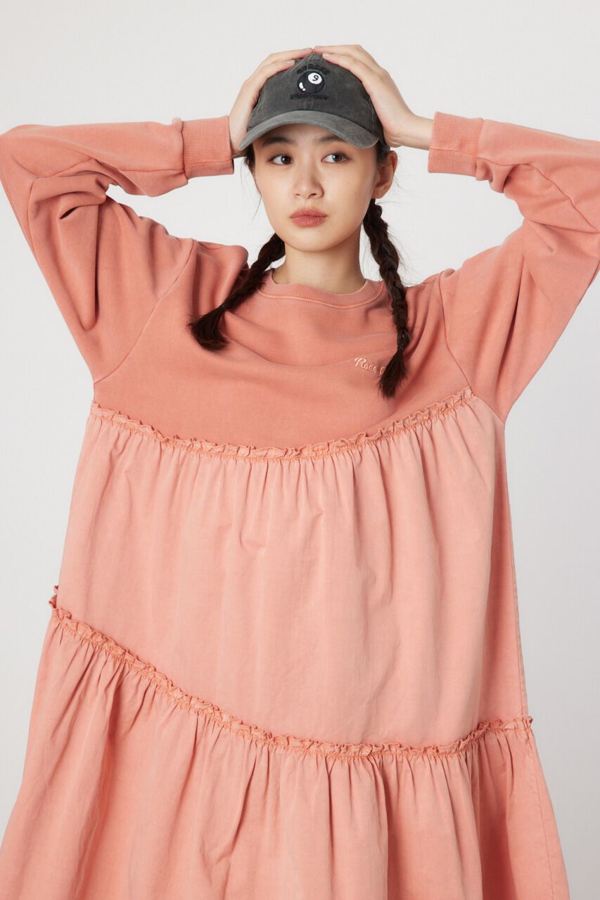 RODEO CROWNS「ピグメント布帛ドッキングワンピース」|ワンピース|