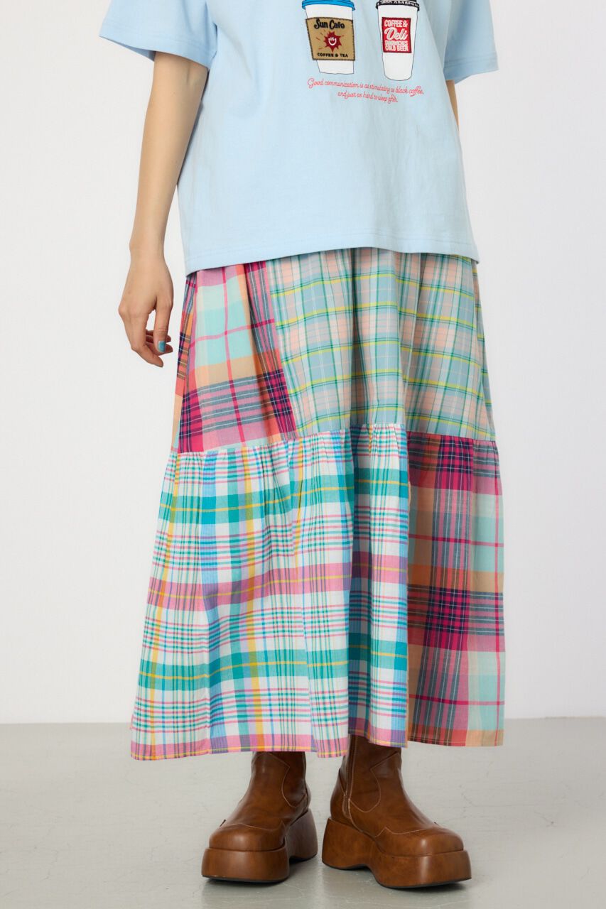RODEO CROWNS「クレイジーチェックスカート」|スカート|