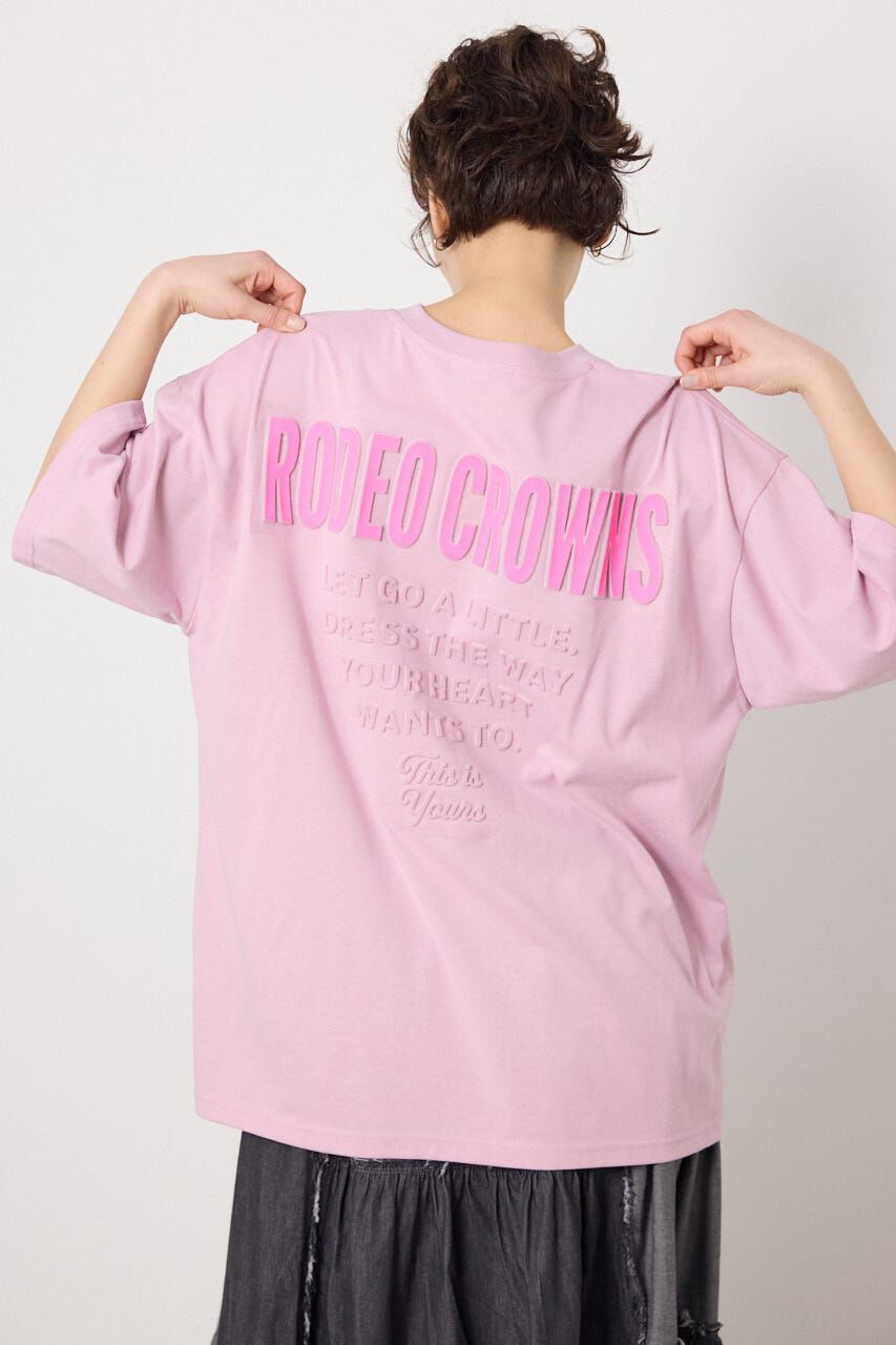 RODEO CROWNS「エンボスロゴVネックTシャツ」|Tシャツ・カットソー|PNK