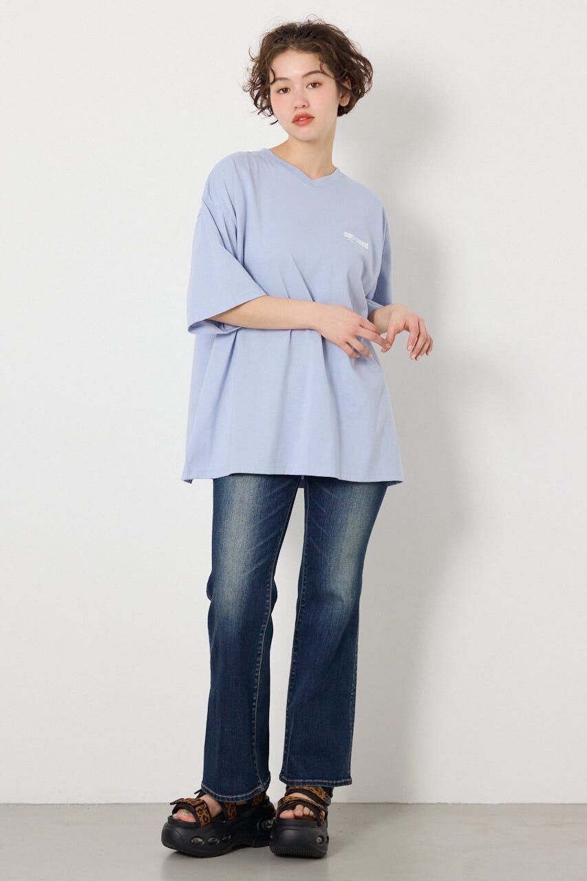 RODEO CROWNS「エンボスロゴVネックTシャツ」|Tシャツ・カットソー|