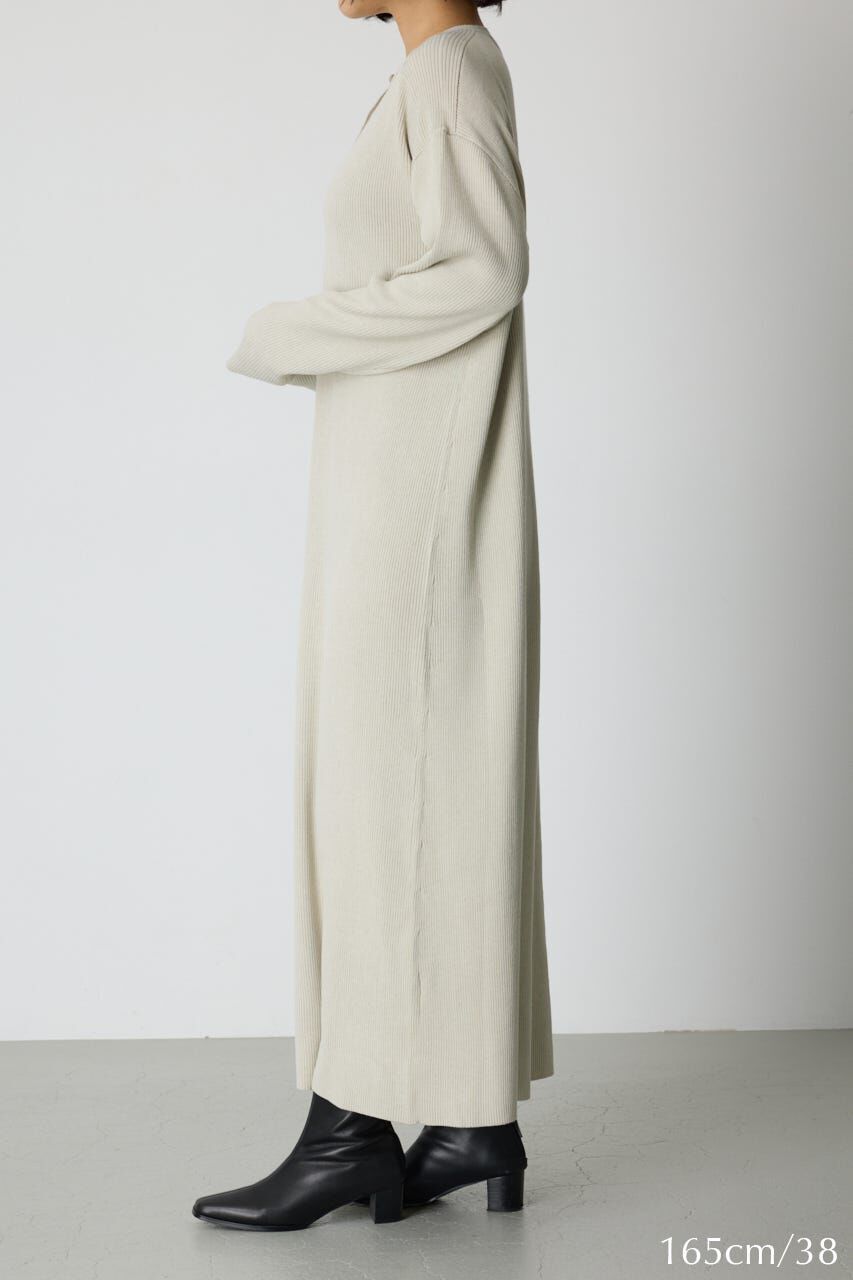 RIM.ARK 「Fabric covered button dress」|ワンピース|