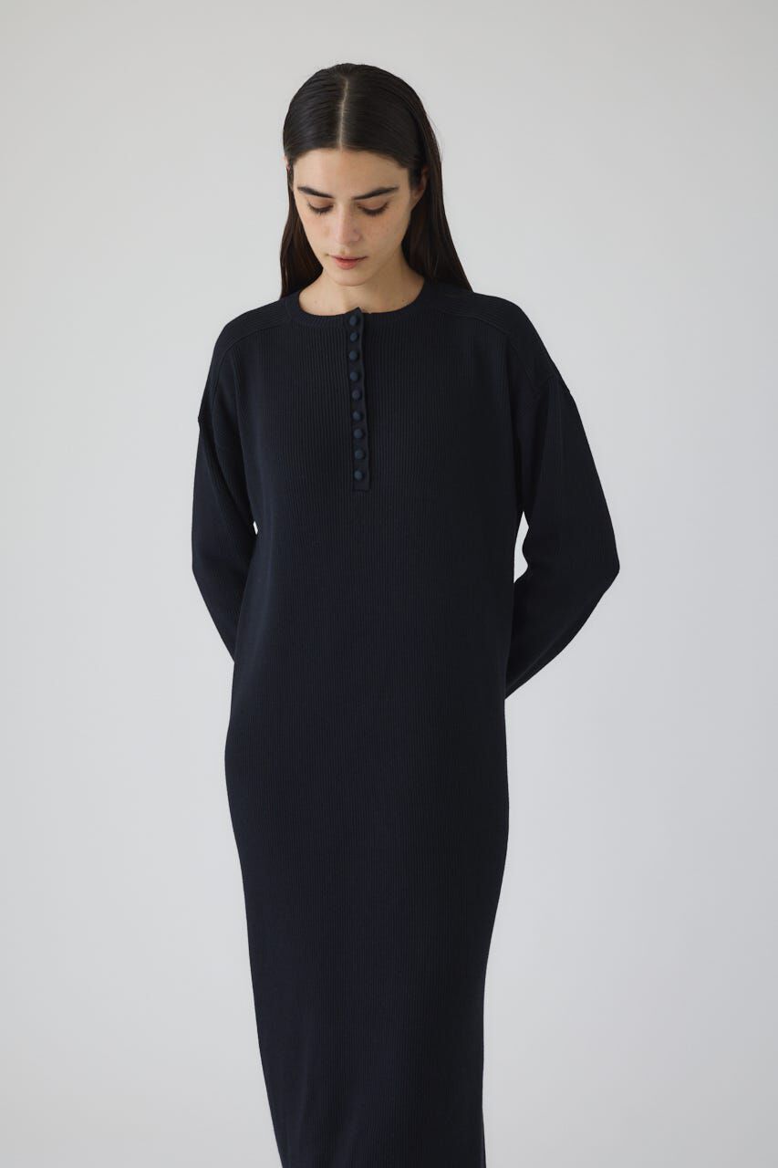 RIM.ARK 「Fabric covered button dress」|ワンピース|