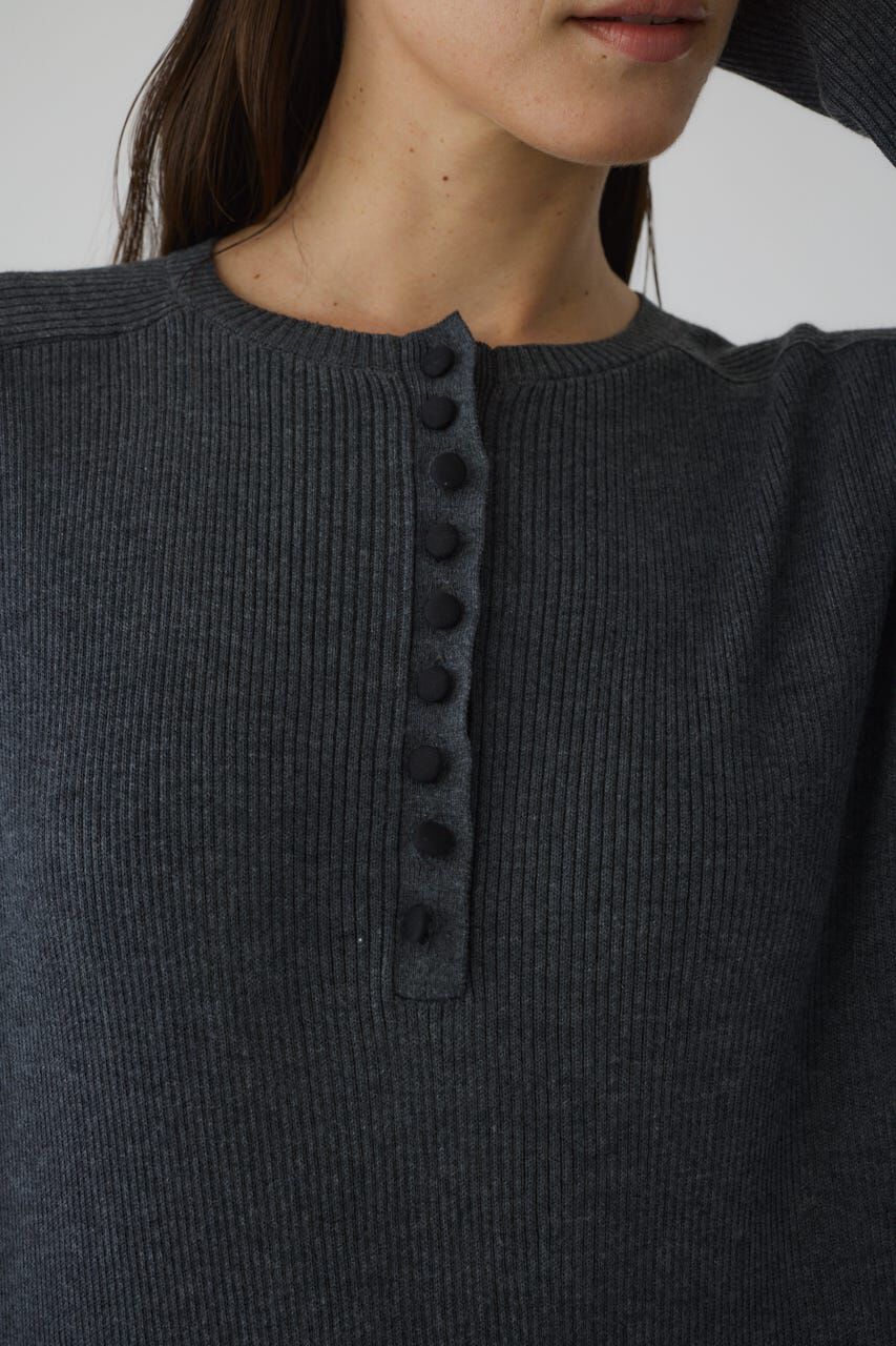 RIM.ARK 「Fabric covered button dress」|ワンピース|