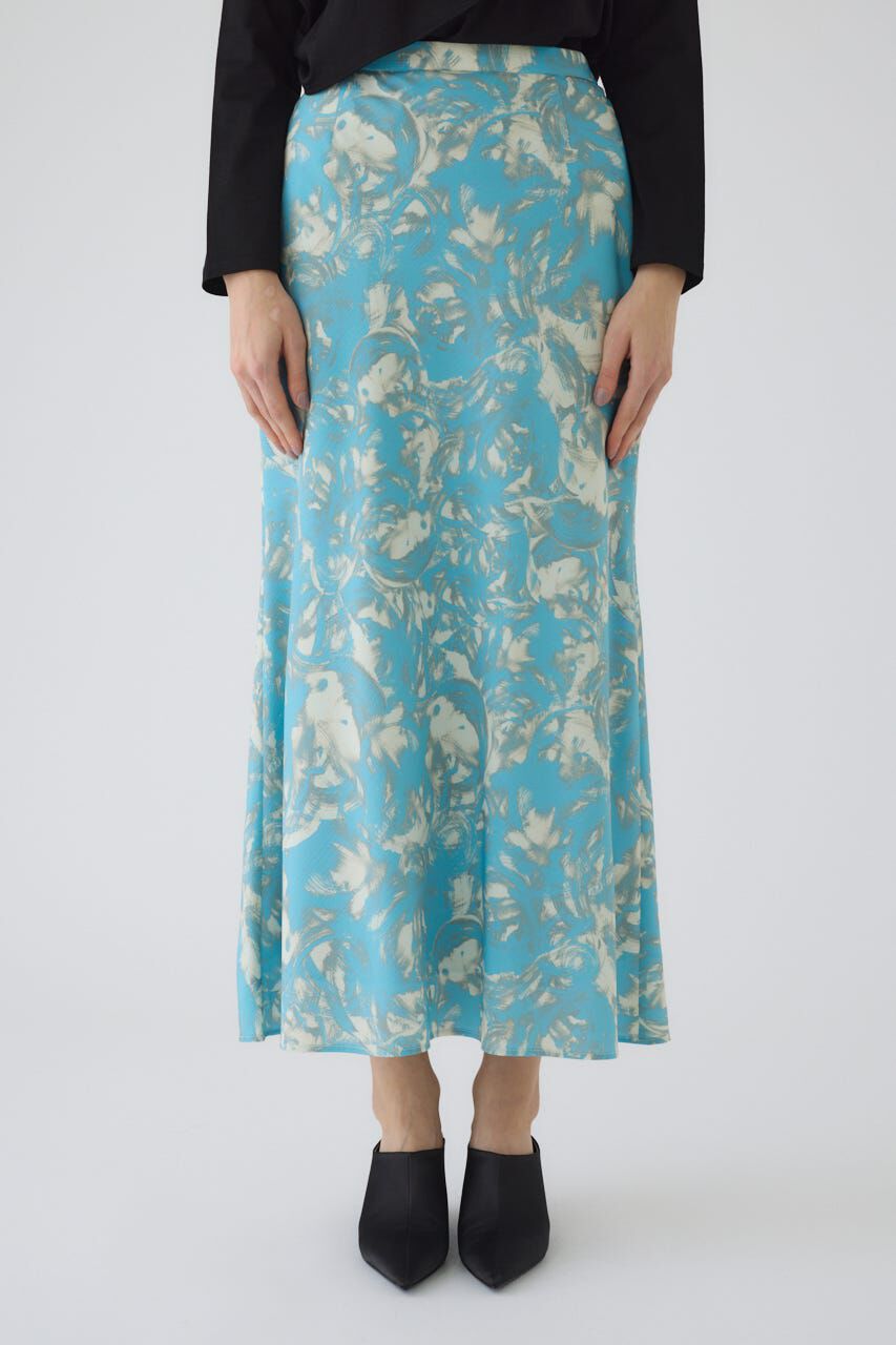 RIM.ARK 「Air turbulence painting skirt」|スカート|L/BLU1