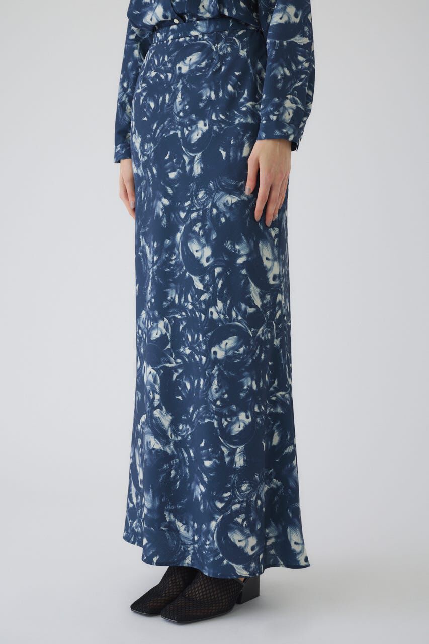 RIM.ARK 「Air turbulence painting skirt」|スカート|