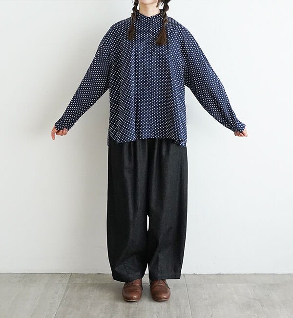 休日と詩「ひとひらブラウス」|シャツ・ブラウス|