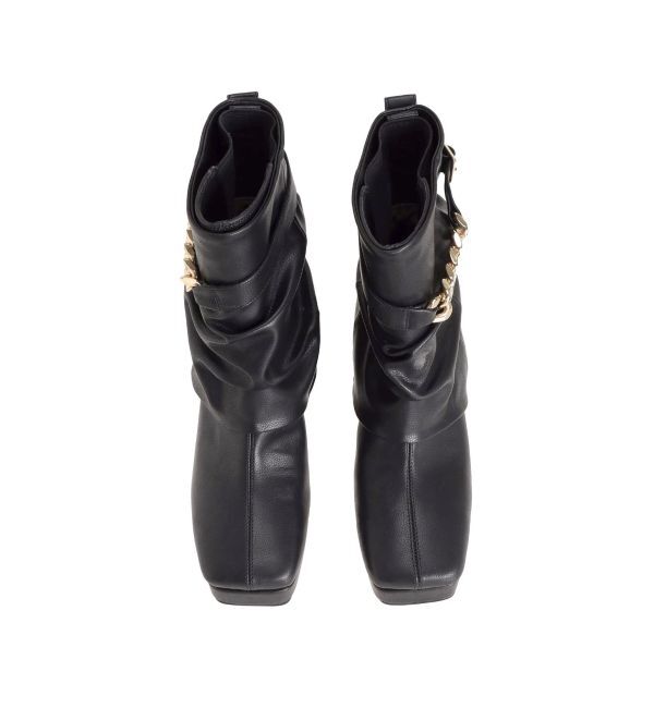 CALNAMUR「レッグカバー付きショートブーツ」|その他|