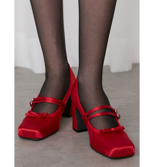 CALNAMUR「BALLET CHUNKY HEEL SHOSE/バレエチャンキーヒールシューズ」|その他|