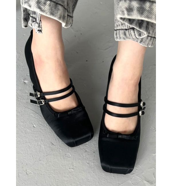 CALNAMUR「BALLET CHUNKY HEEL SHOSE/バレエチャンキーヒールシューズ」|その他|