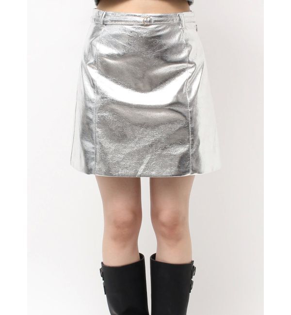 CALNAMUR「トラペゾイドベルトツキミニＳＫ」|スカート|