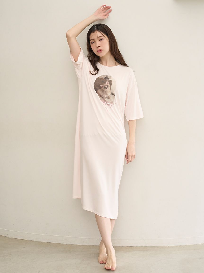 SNIDEL HOME「【KOROMO】【接触冷感】Tシャツワンピース」|ルームウェア|