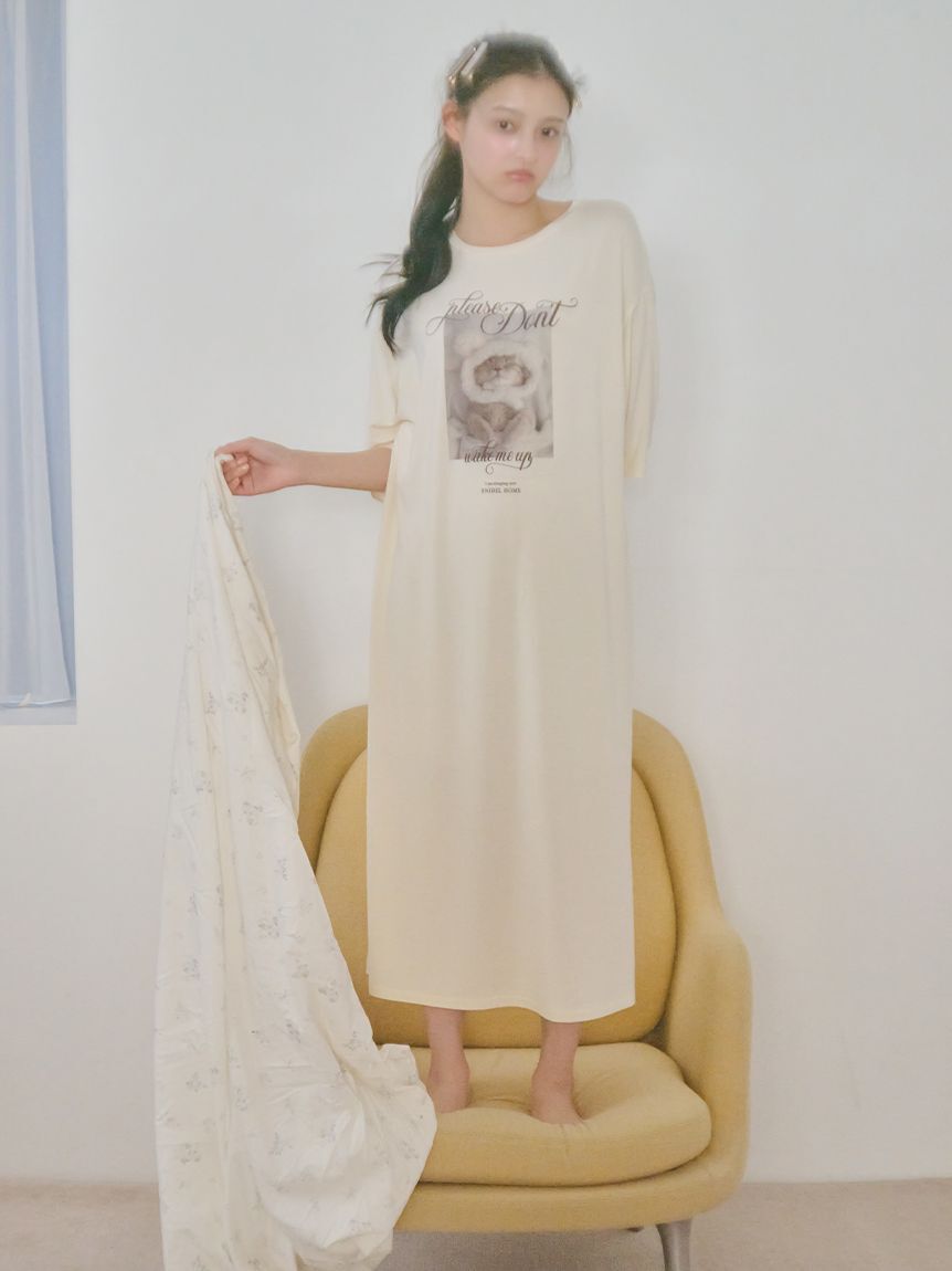 SNIDEL HOME「【KOROMO】【接触冷感】Tシャツワンピース」|ルームウェア|