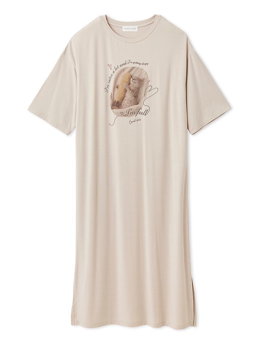 SNIDEL HOME「【KOROMO】【接触冷感】Tシャツワンピース」|ルームウェア|BEG