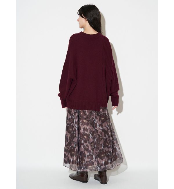 ELENDEEK「BLURRED PRINT SK」|スカート|