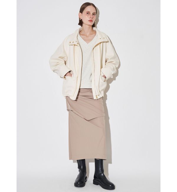 ELENDEEK「ASYME TUCK I-LINE SK」|スカート|