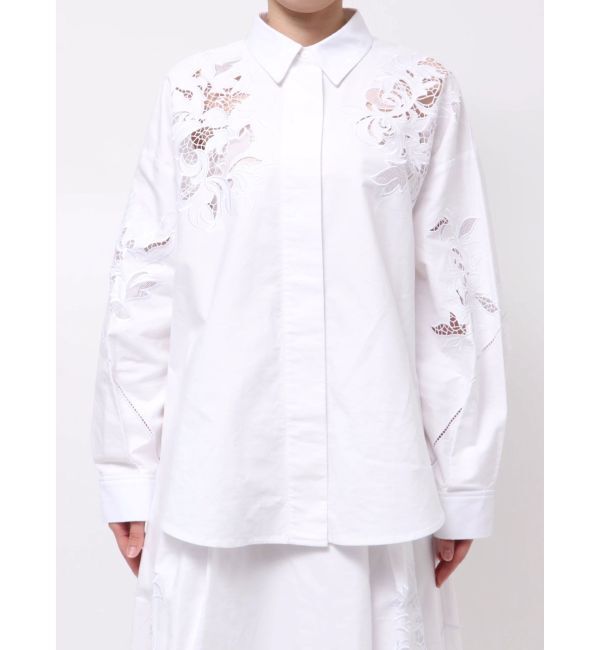 ELENDEEK「EMBROIDERY OVER SH」|シャツ・ブラウス|