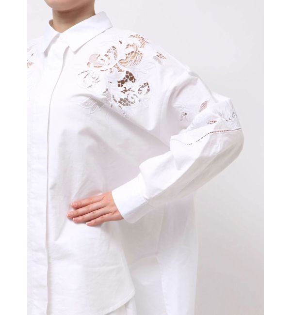 ELENDEEK「EMBROIDERY OVER SH」|シャツ・ブラウス|