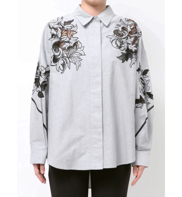ELENDEEK「EMBROIDERY OVER SH」|シャツ・ブラウス|